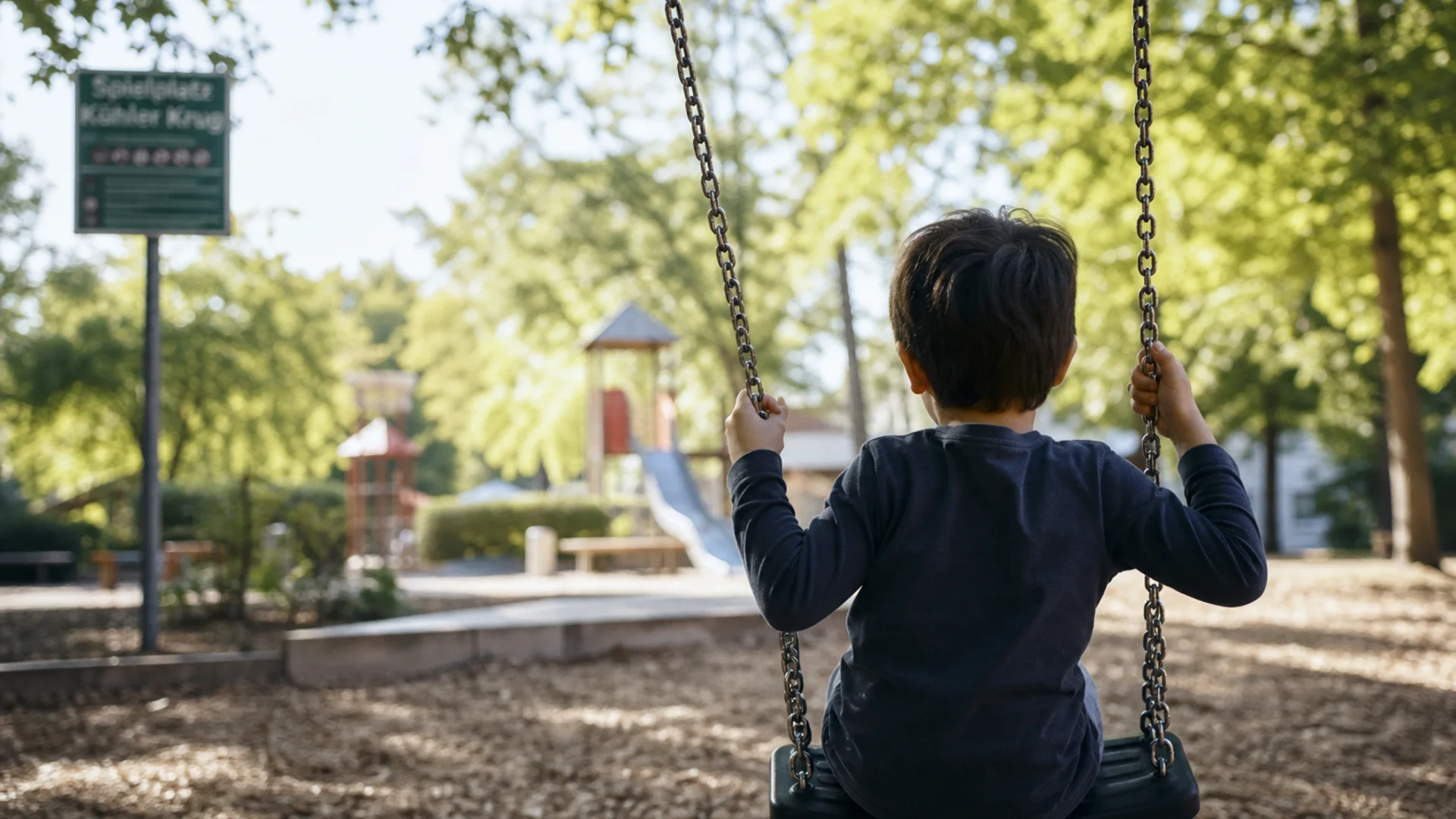 Spielplatz Kühler Krug, Klettern und Rutschen in Mühlburg