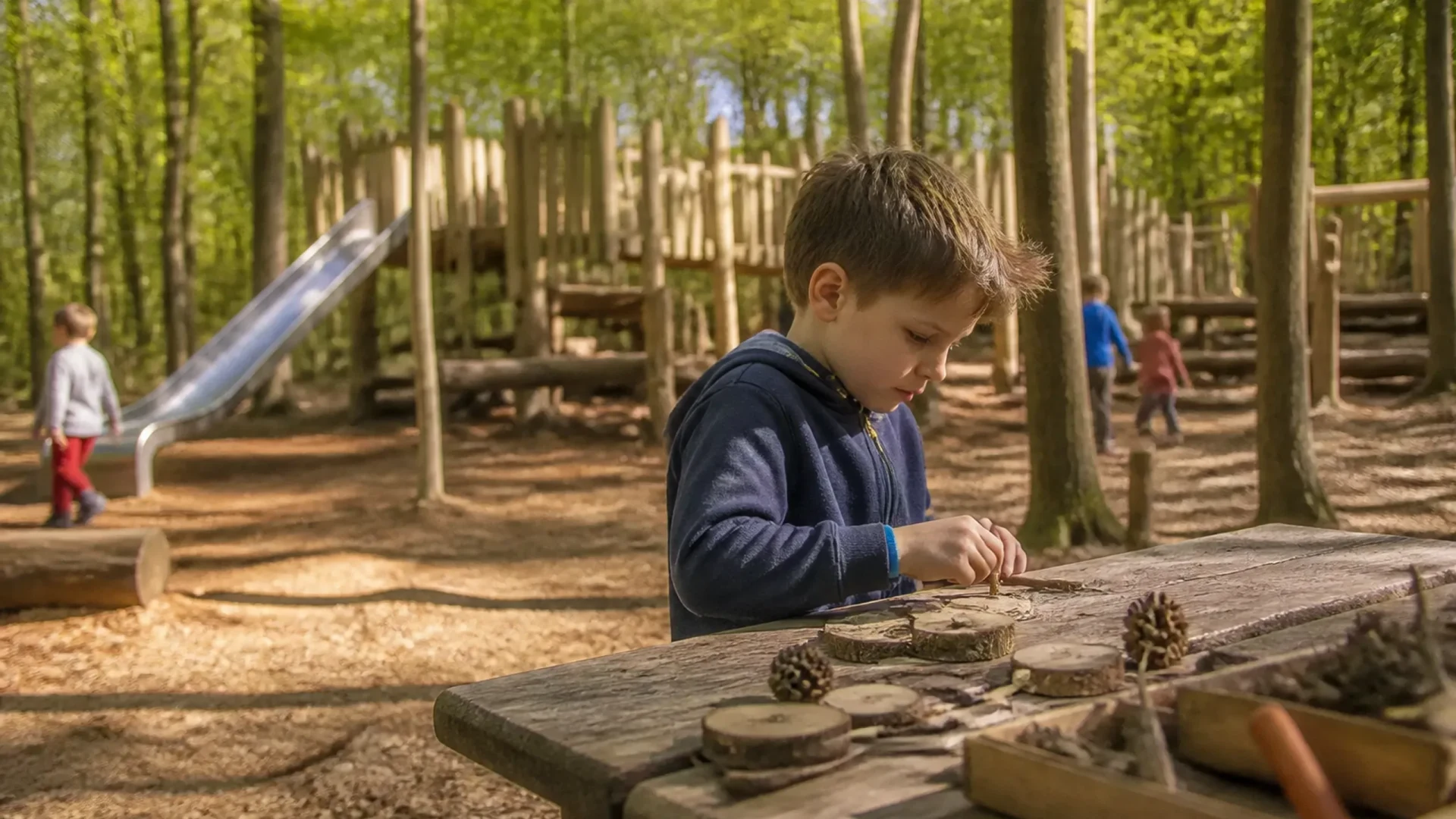 Naturspielplatz Affenplätzle in Karlsruhe