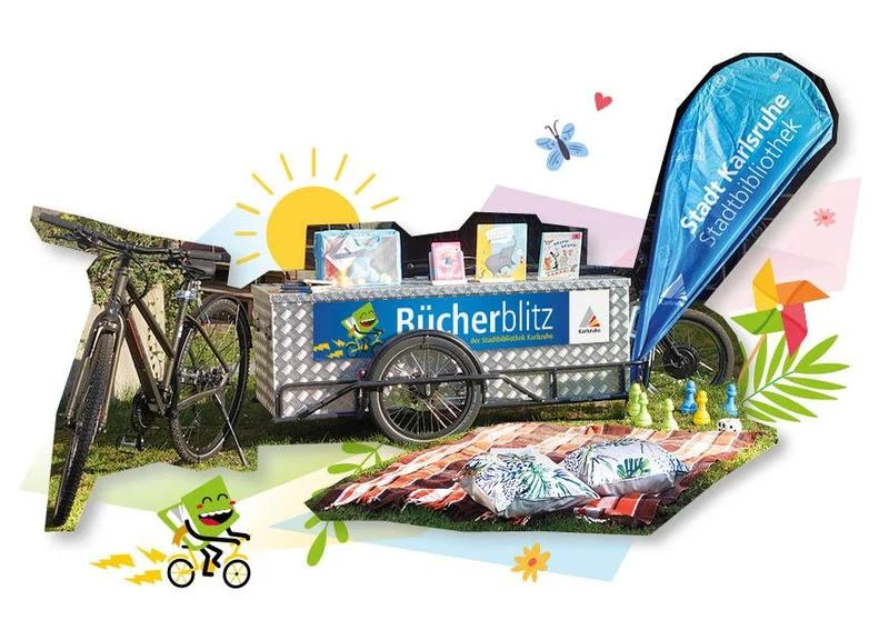 Bücherblitz zum Ferienstart in Karlsruhe