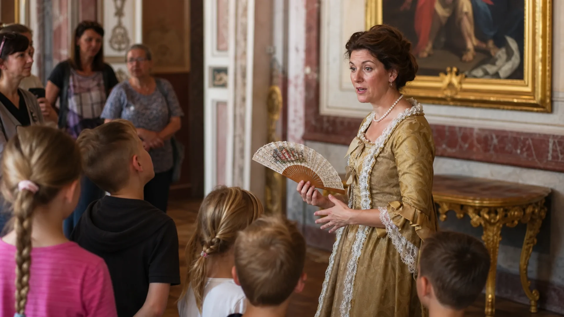 Familienführung Schloss Bruchsal, Hofleben