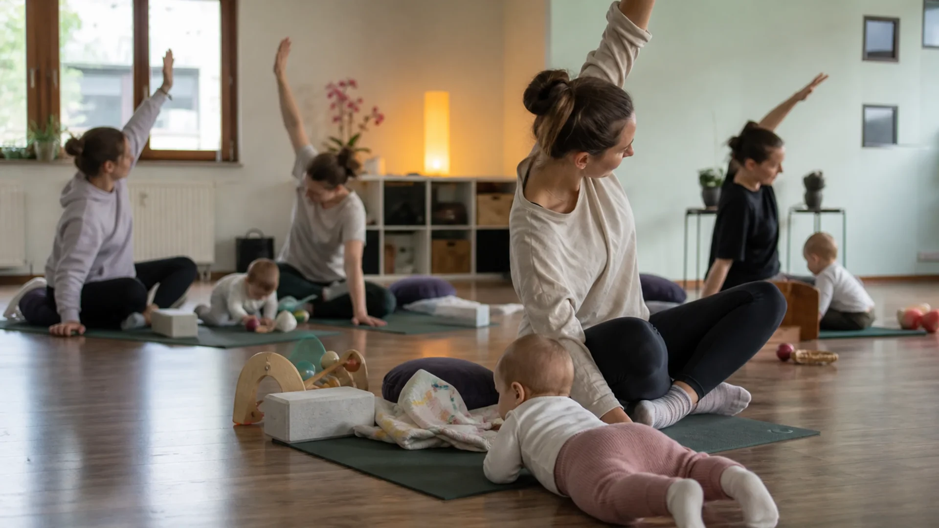Mama-Baby-Yoga Maxi mit Montessori-Anteilen