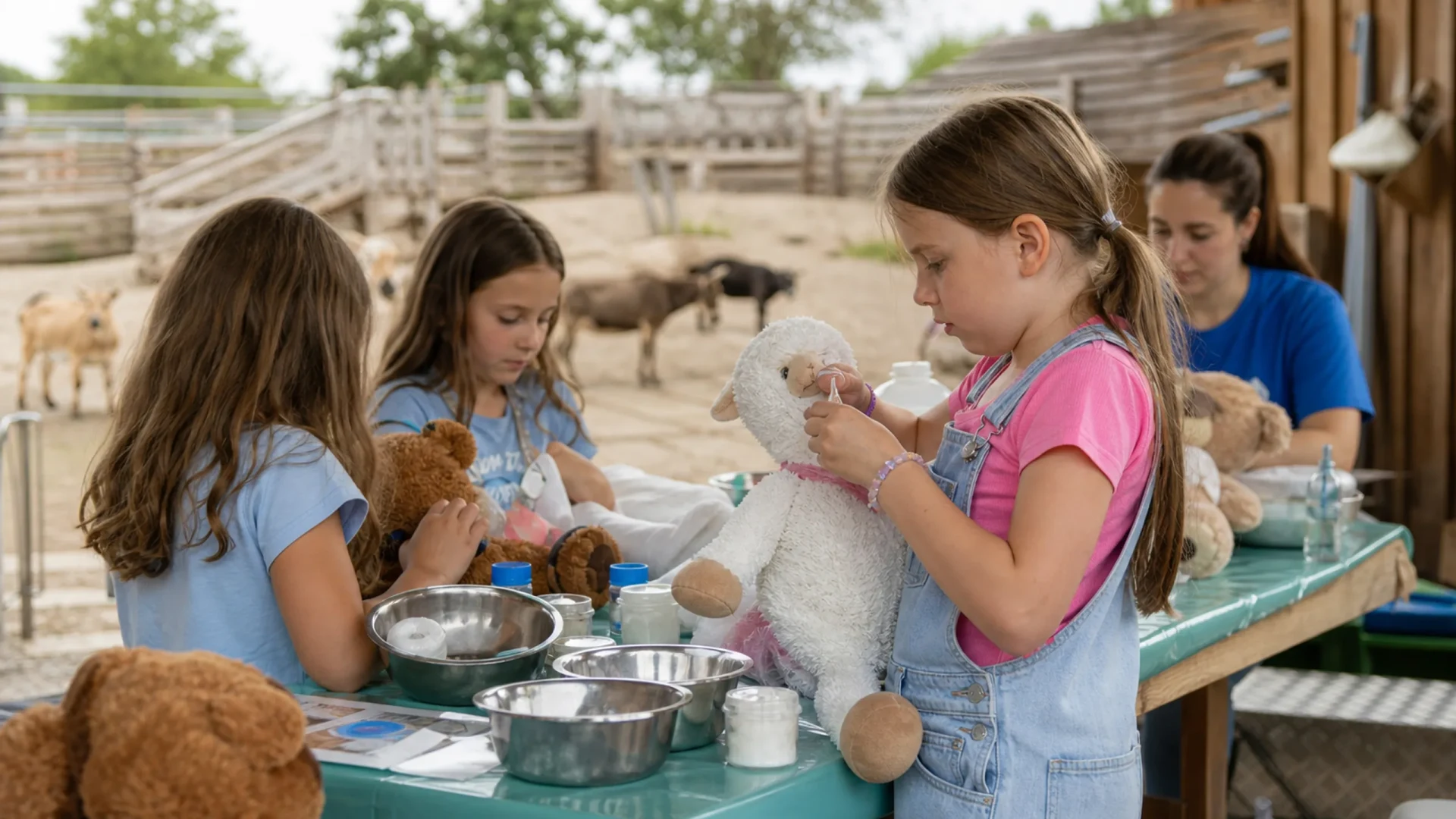 Kuscheltier-Klinik in Karlsruhe, Workshop für Kinder