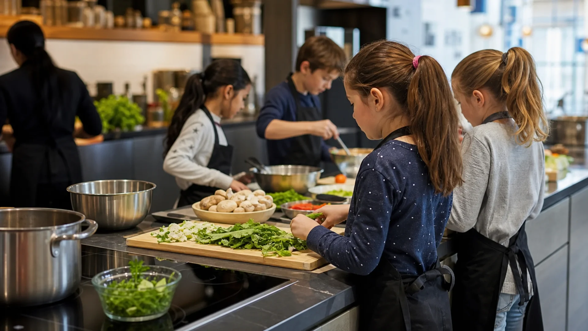 Kindergeburtstags-Kochparty in der Kochschule Fallah