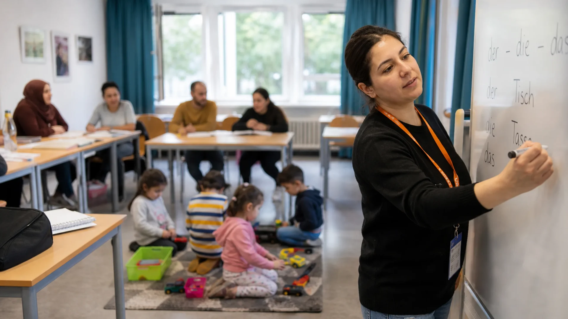 Integrationskurs mit Kinderbetreuung im AAW Karlsruhe
