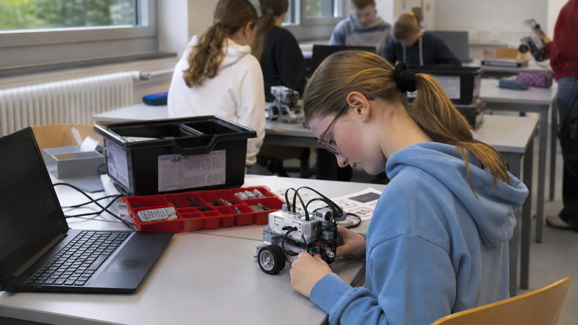Roboter-Workshop bei HKA Roberta in Bruchsal