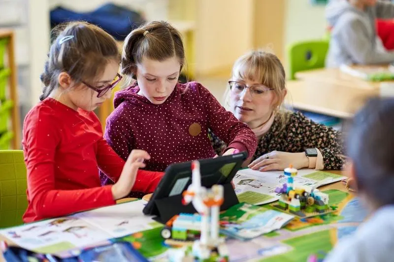 LEGO-Workshop in der Stadtbibliothek Karlsruhe