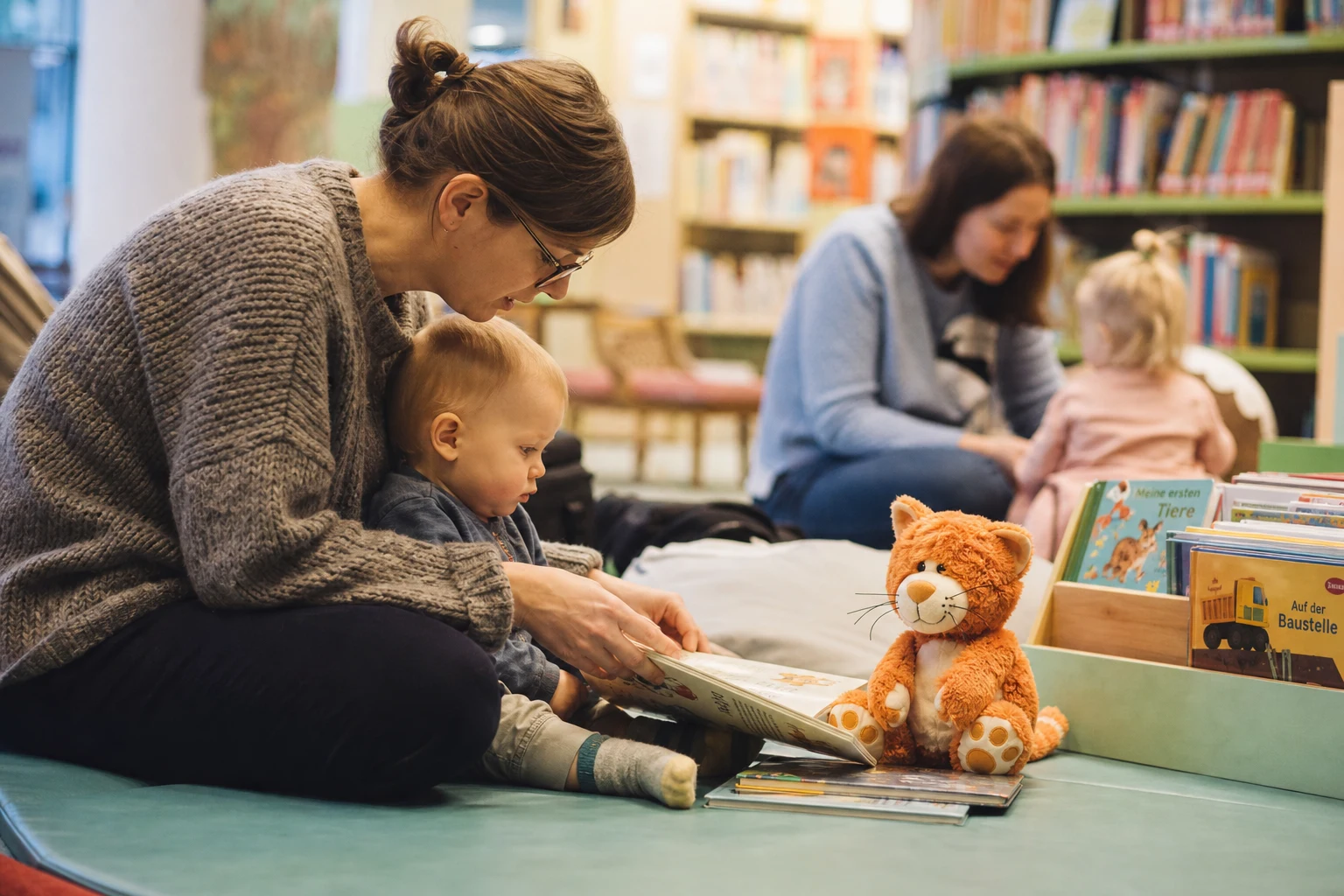 Lesekater - Krabbelgruppe in der Kinderbibliothek Karlsruhe