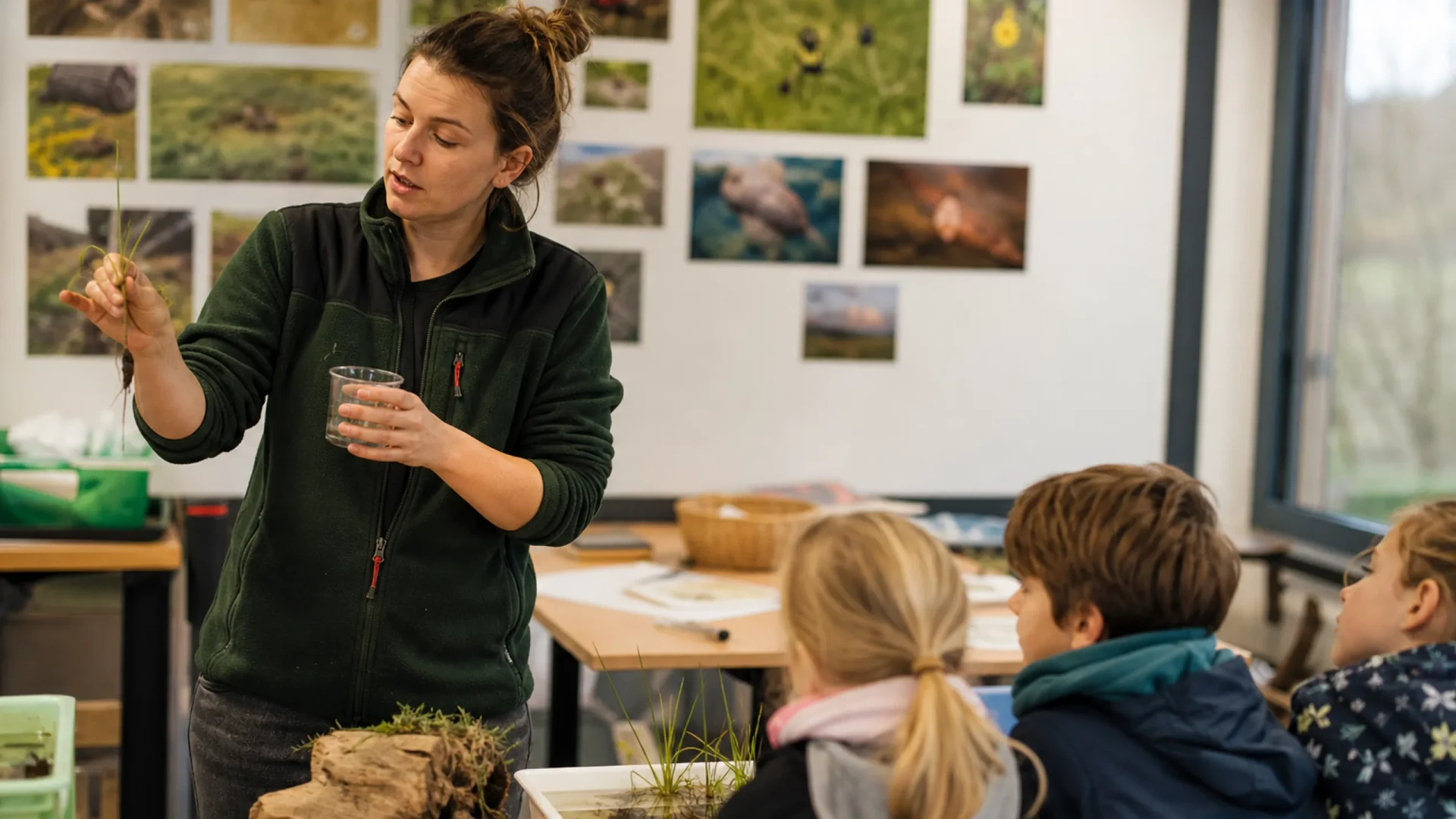 Schüler erleben Naturschutz Pflegetag in Karlsruhe