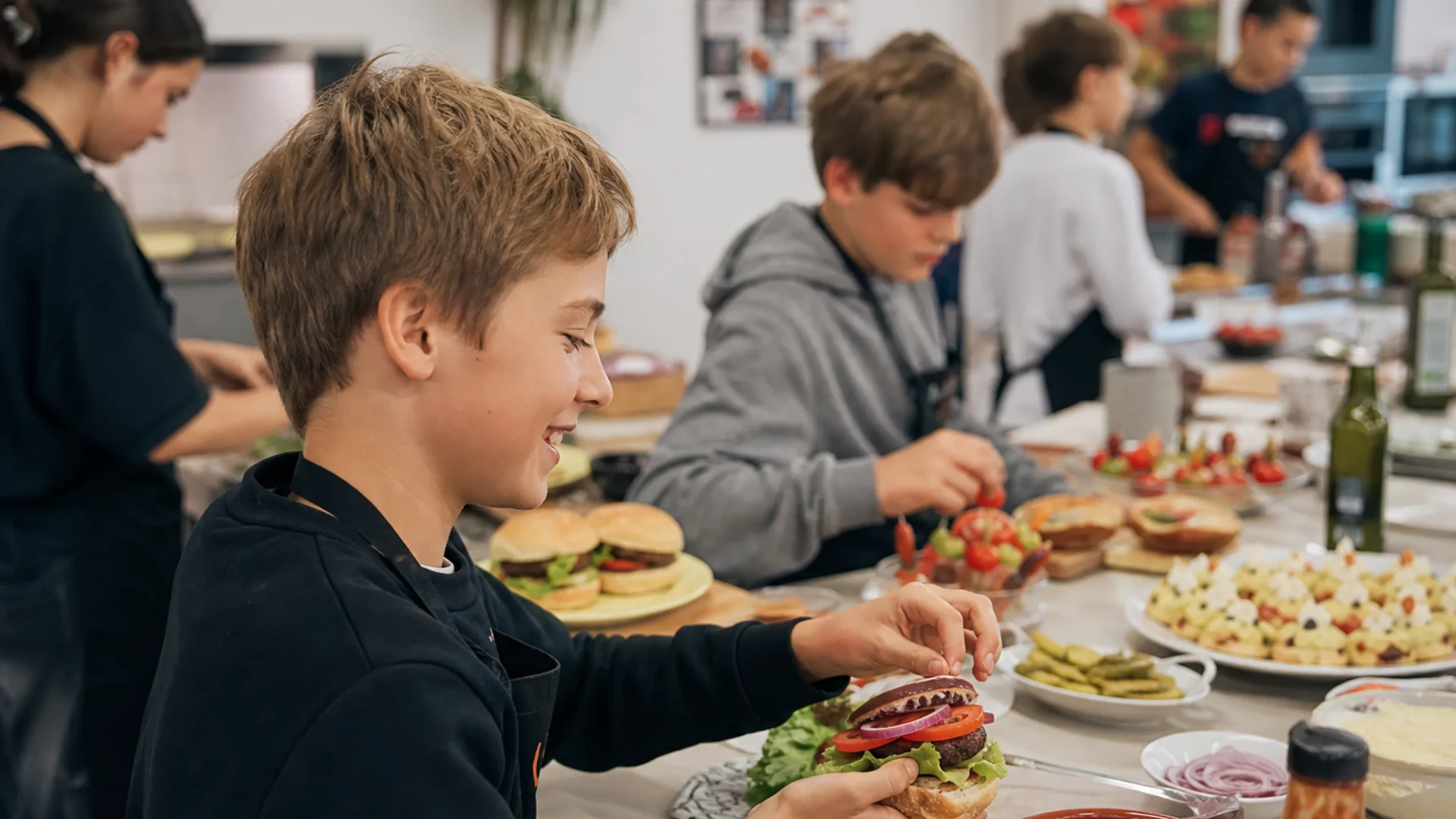 Geburtstags-Kochparty Burger und Fingerfood bei Fallah