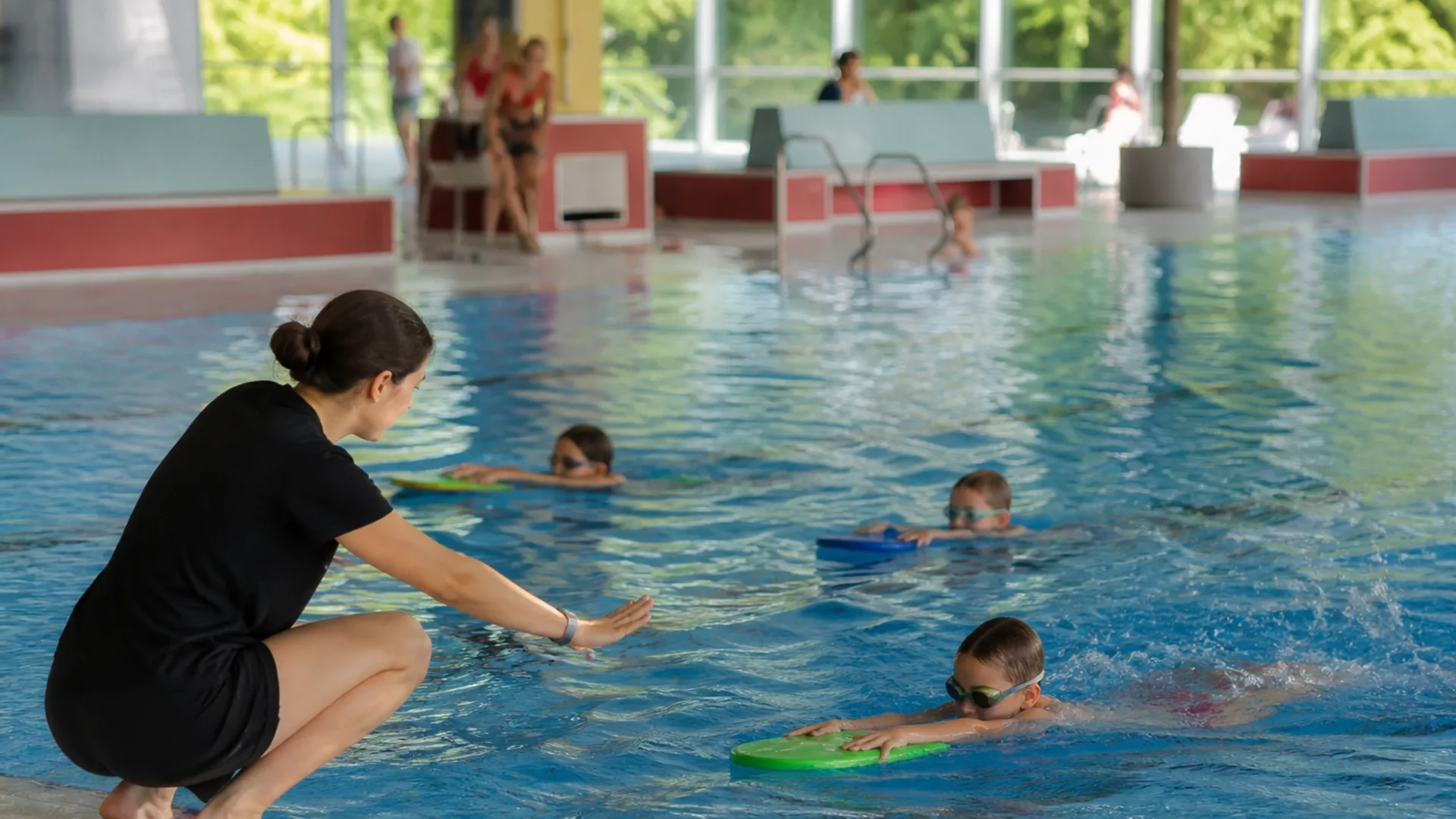 Schwimmkurs Robben im Albgaubad Ettlingen
