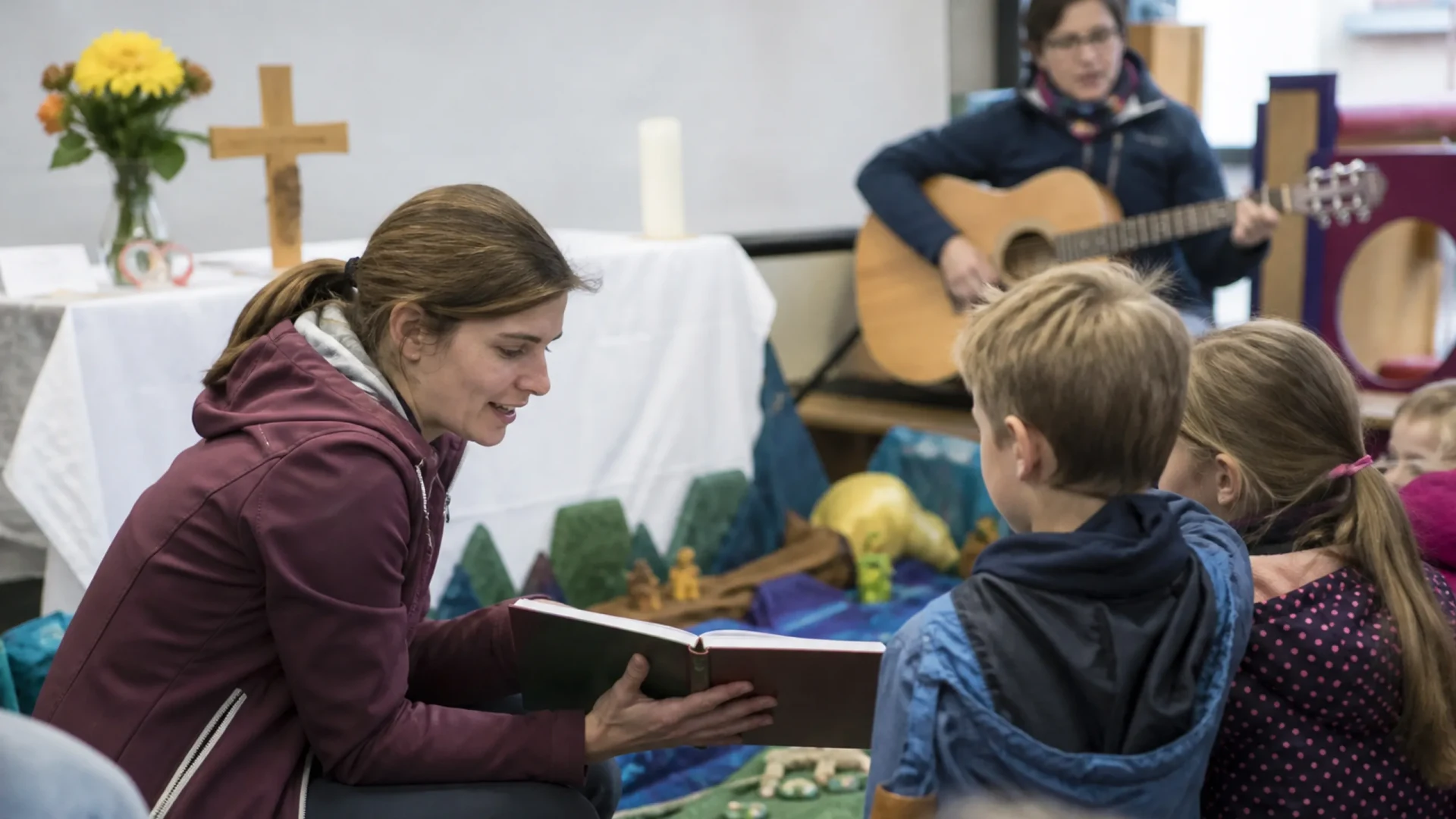 Spielplatzgottesdienst Leopoldshafen Blumenstraße