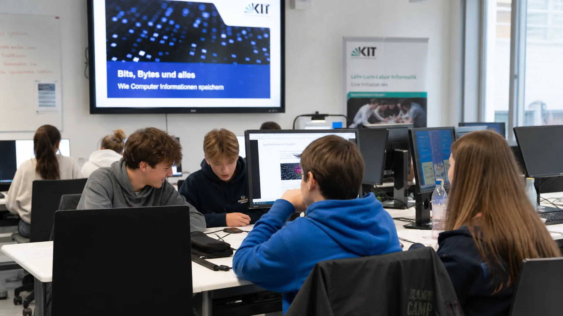 Workshop-Reihe Bits im Lehr-Lern-Labor am KIT Karlsruhe