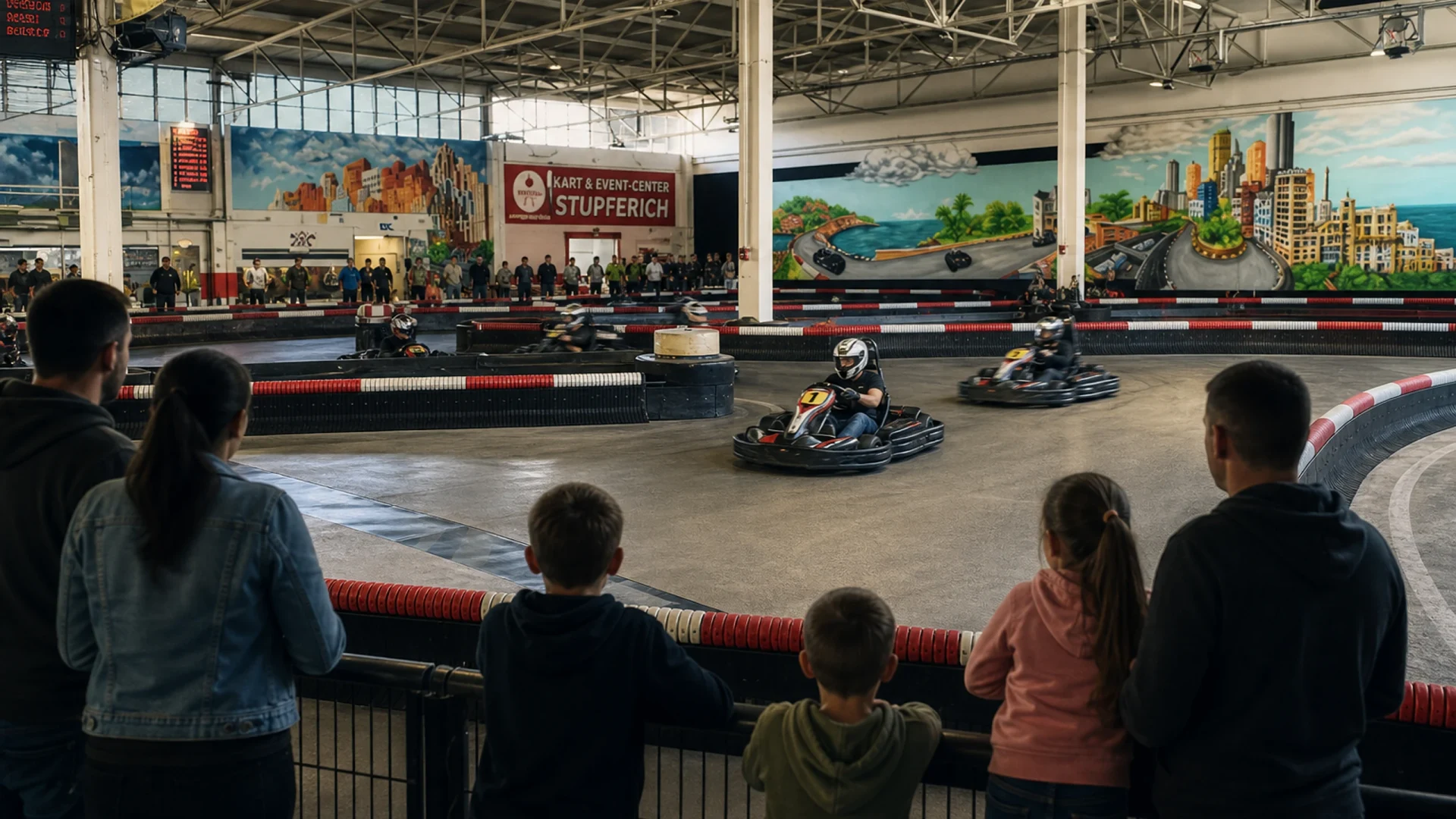 Kart Eventcenter Stupferich, Elektrokarts für Familien