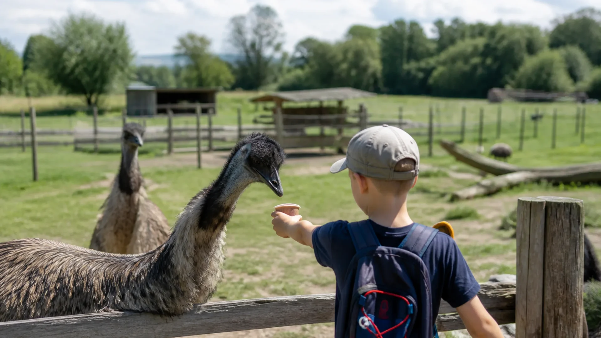 Wildpark und Streichelzoo im Tierpark Mundenhof