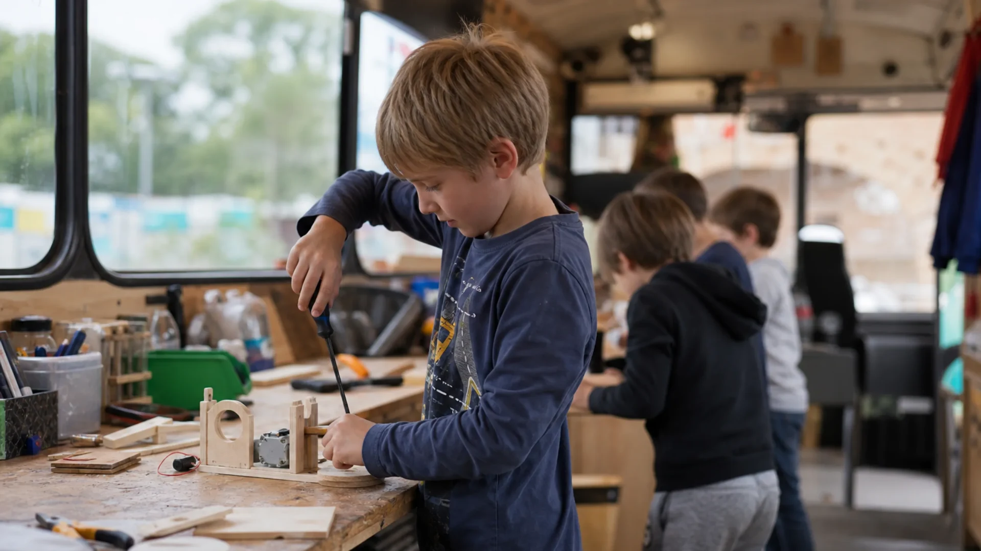 Basti-Bus: Kreativ-Workshop für Kinder in Karlsruhe