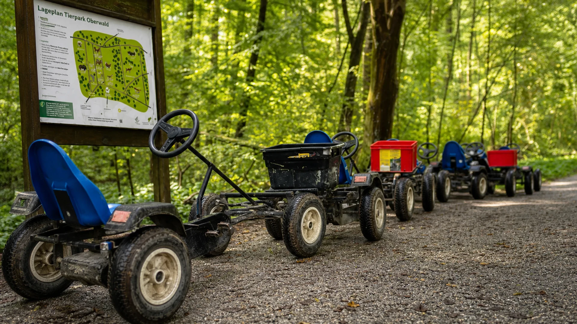 Pedalkart & Husky Erlebnisse im Karlsruher Oberwald