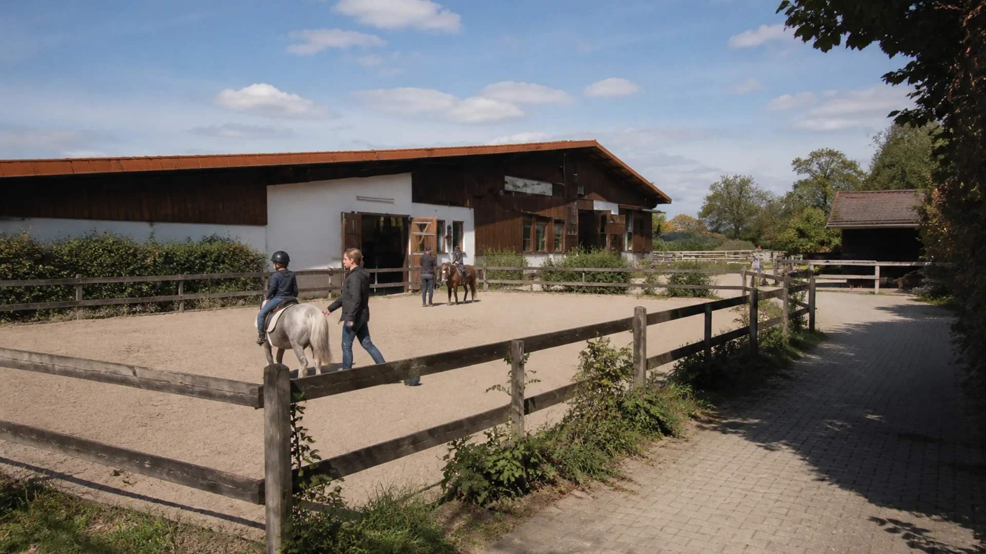 Ponyführen für Kinder beim Reiterverein Karlsruhe