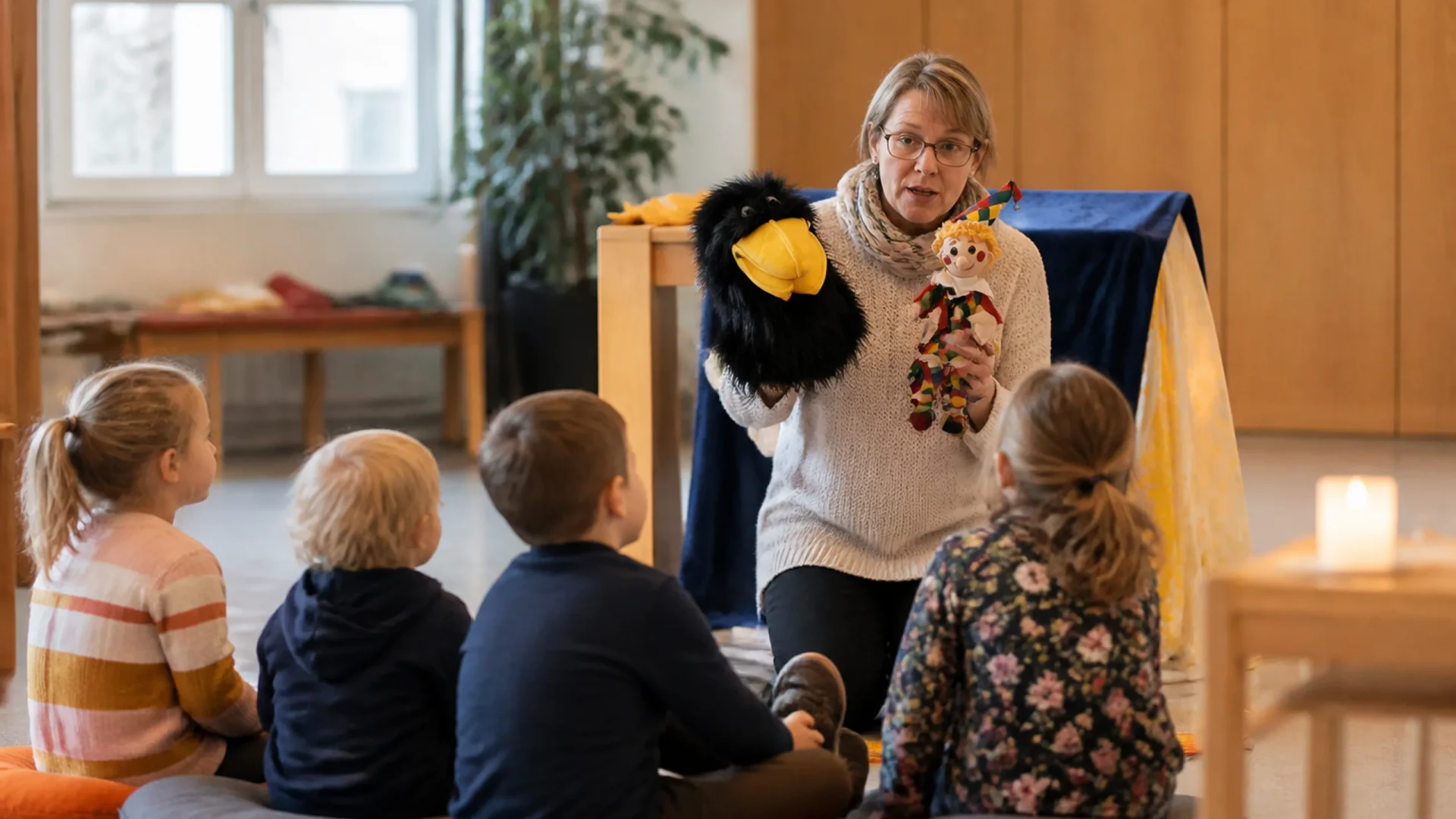 Sandmännchen im Evangelischen Gemeindehaus Eggenstein