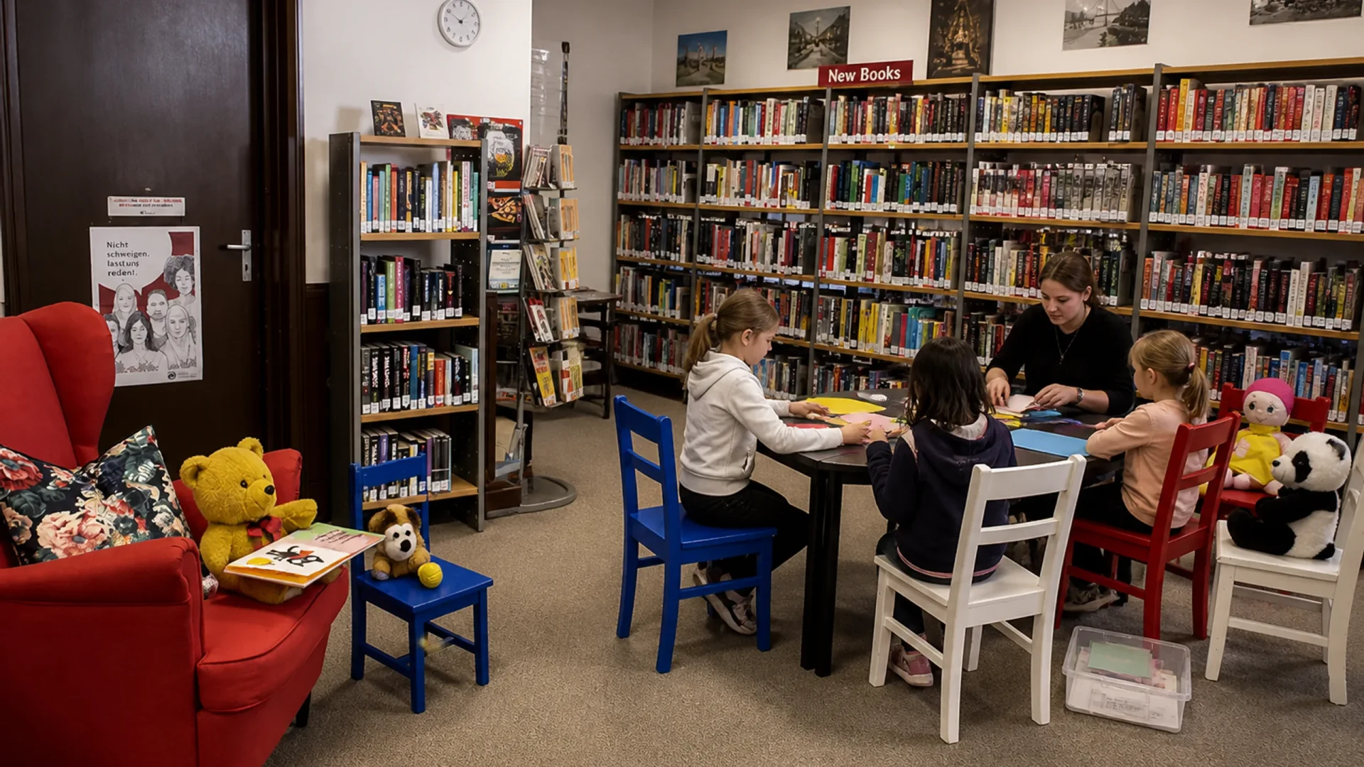 Reading Time in der American Library