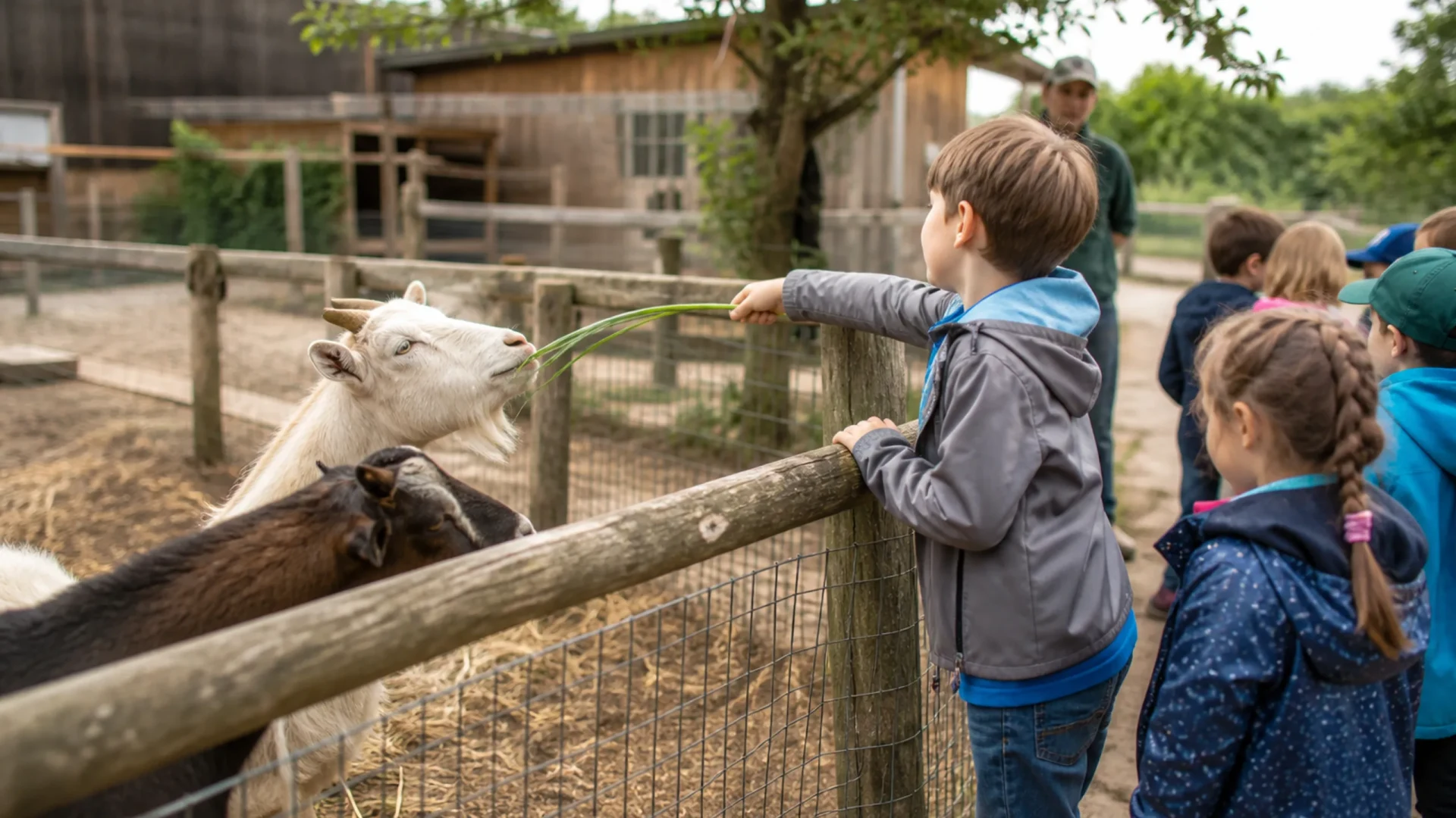 Lernort Bauernhof mit Tierstreicheln in Karlsruhe