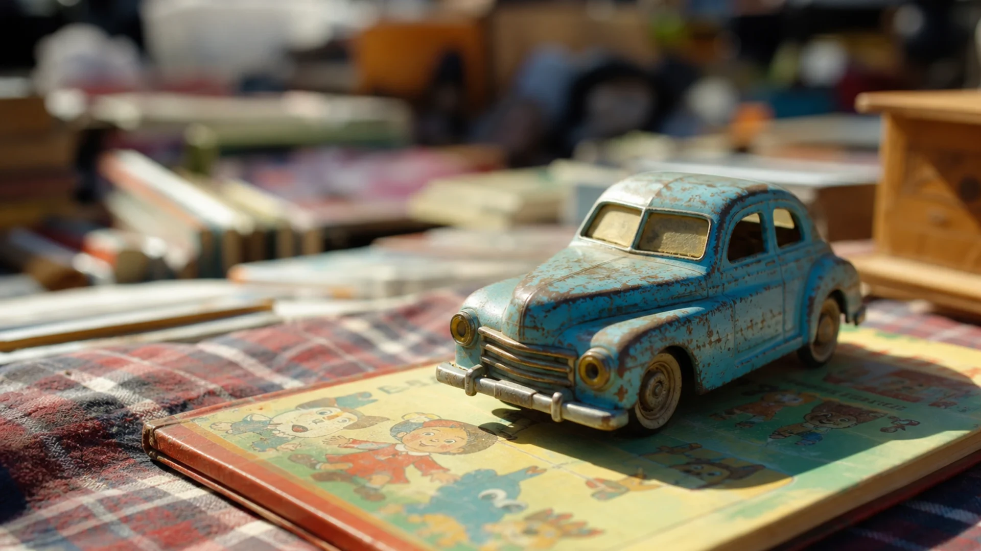 Kinder- und Bücherflohmarkt in Neureut