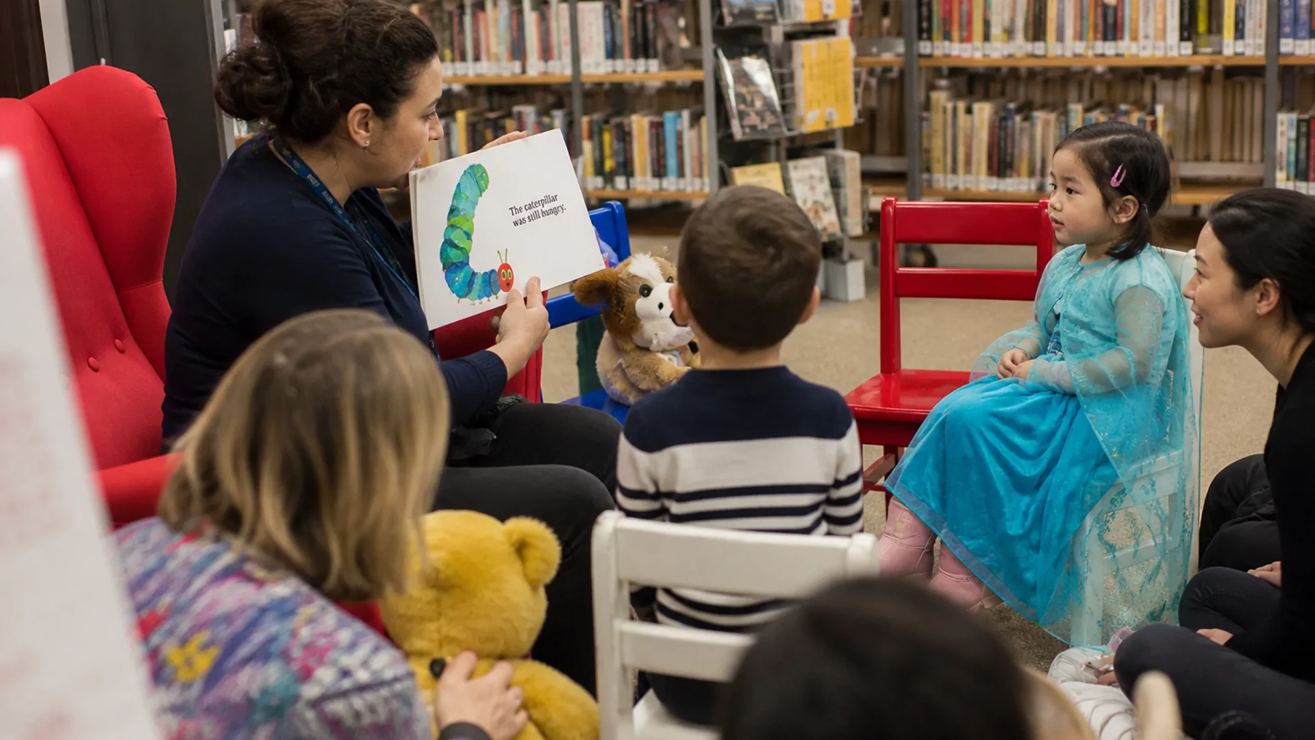 Storytime in English in der American Library