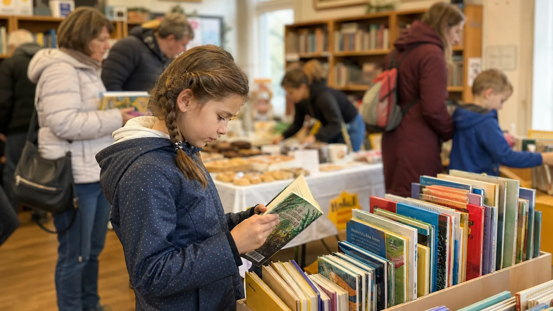 Book & Bake Sale in der American Library Karlsruhe