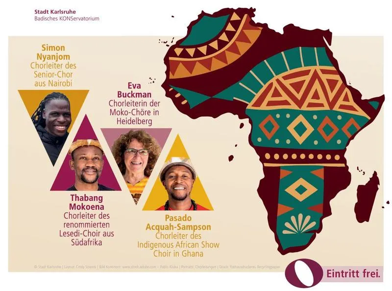 Afrikanische Chormusik im Badischen Konservatorium