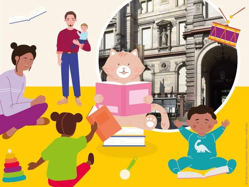 Lesekater in der Kinder- und Jugendbibliothek Karlsruhe