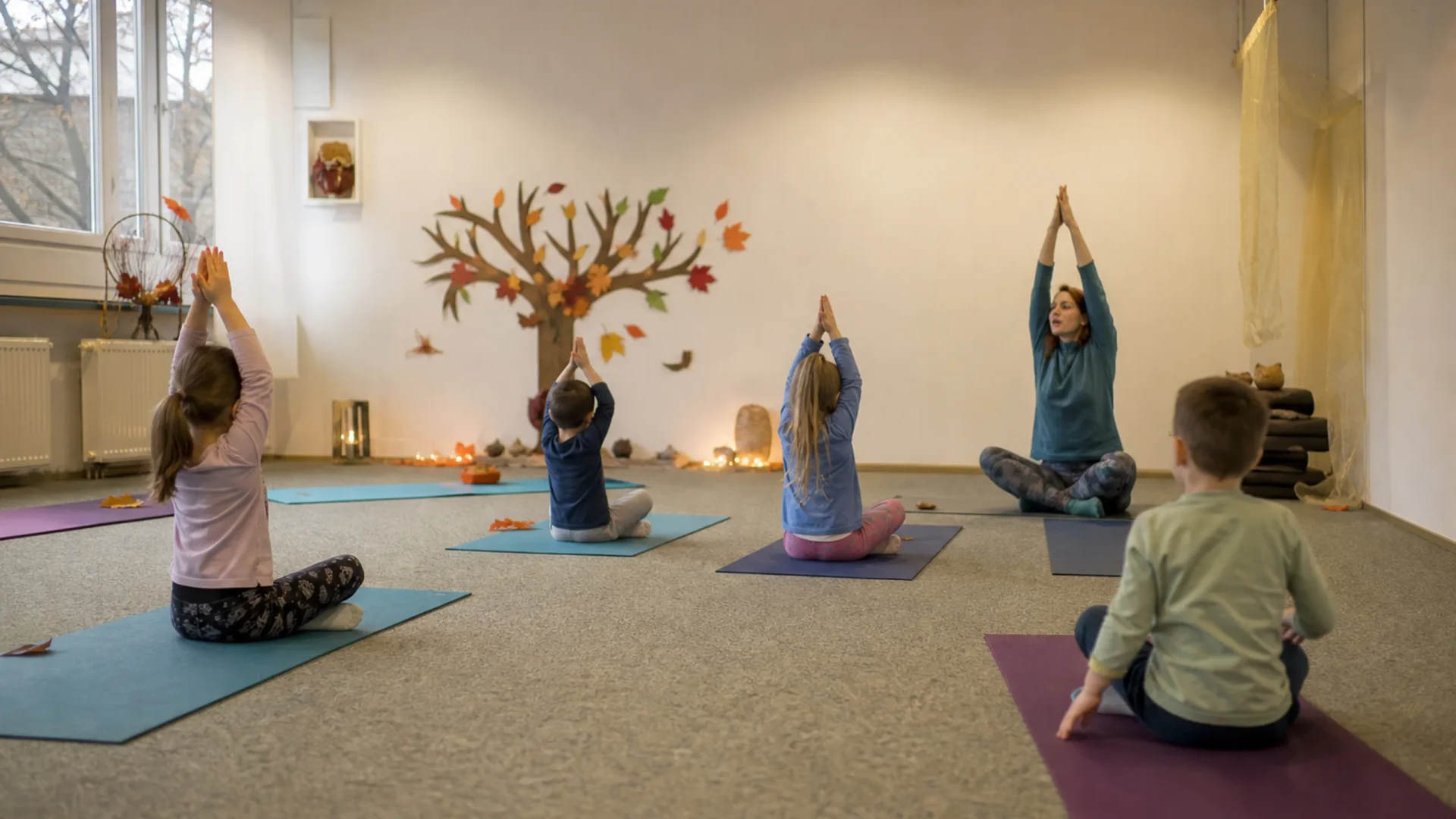 Kinder-Yoga Schnupperstunde Herbstwald in Karlsruhe
