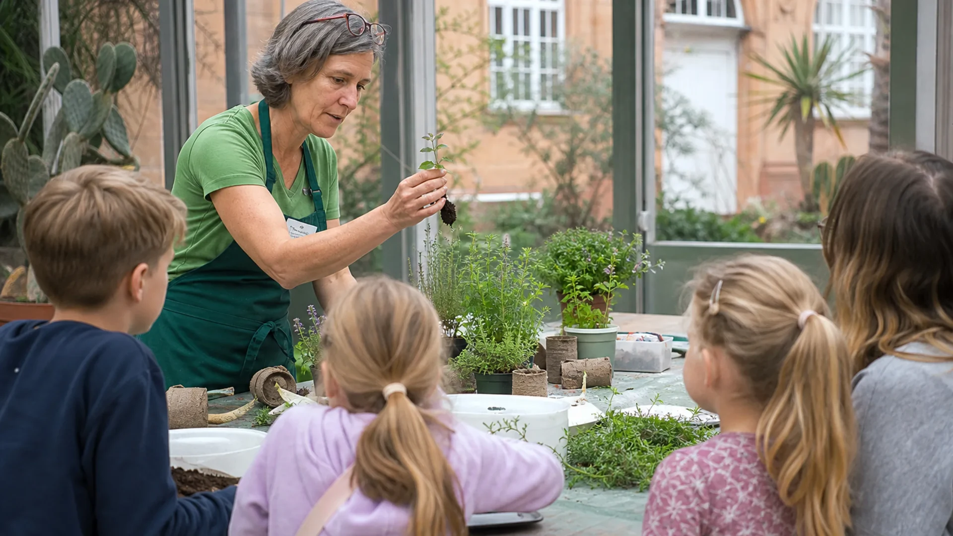 Kleine Hofgärtnerei Familienführung im Botanischen Garten Karlsruhe
