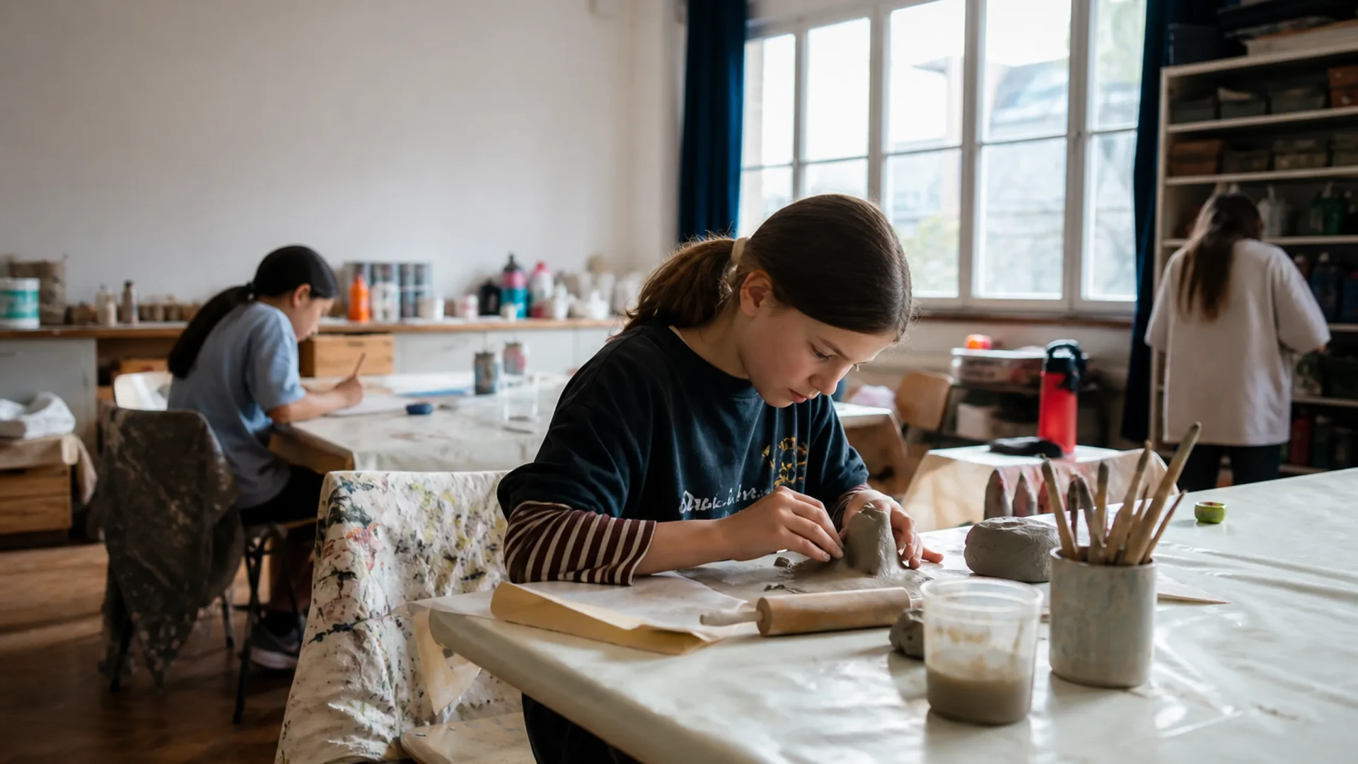 Kinder-Kunstkurs bei ID ARTS in Karlsruhe