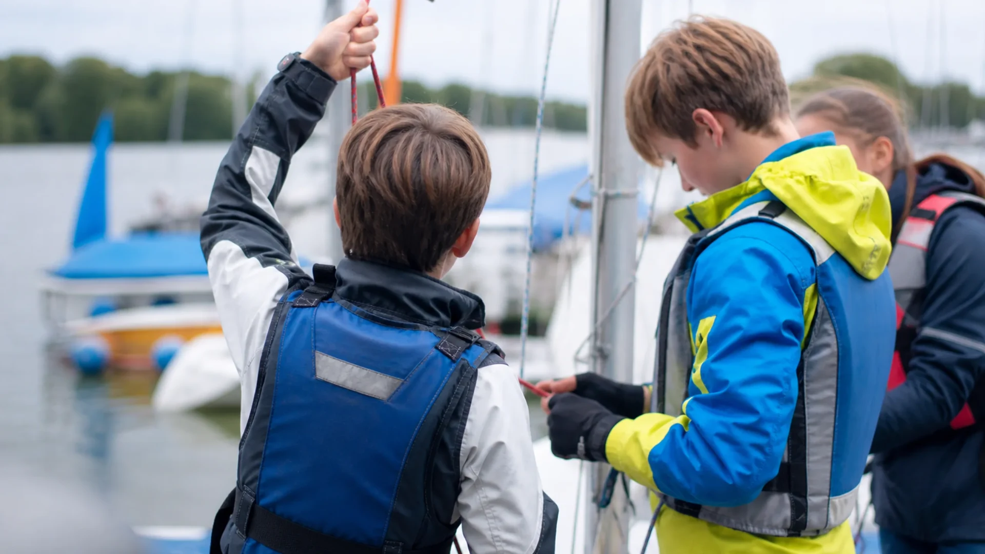 Segeltraining für Kinder beim Yachtclub Oberrhein