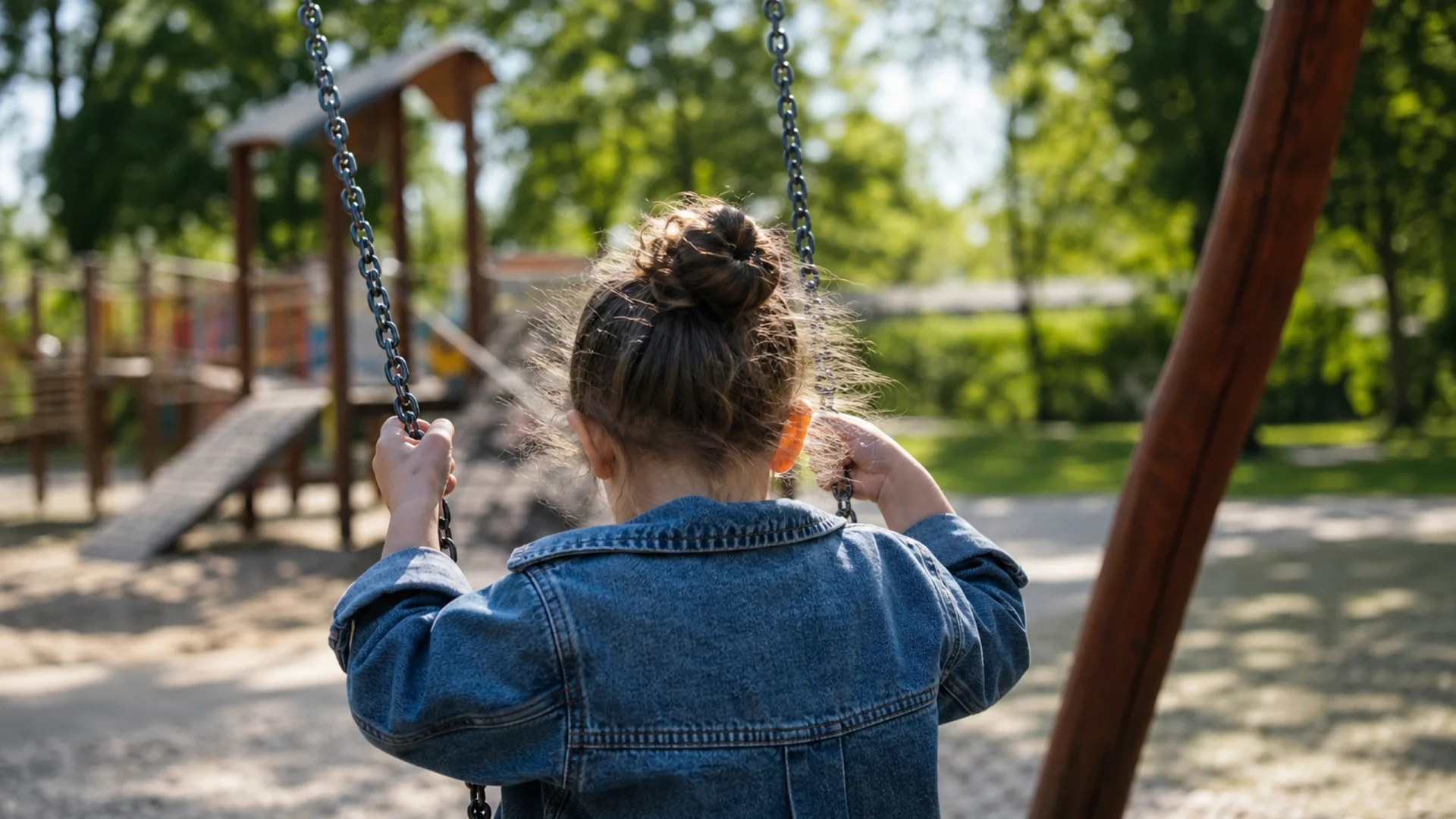 Spielplatz Rötlingweg, Klettern am Waldrand in Grünwettersbach