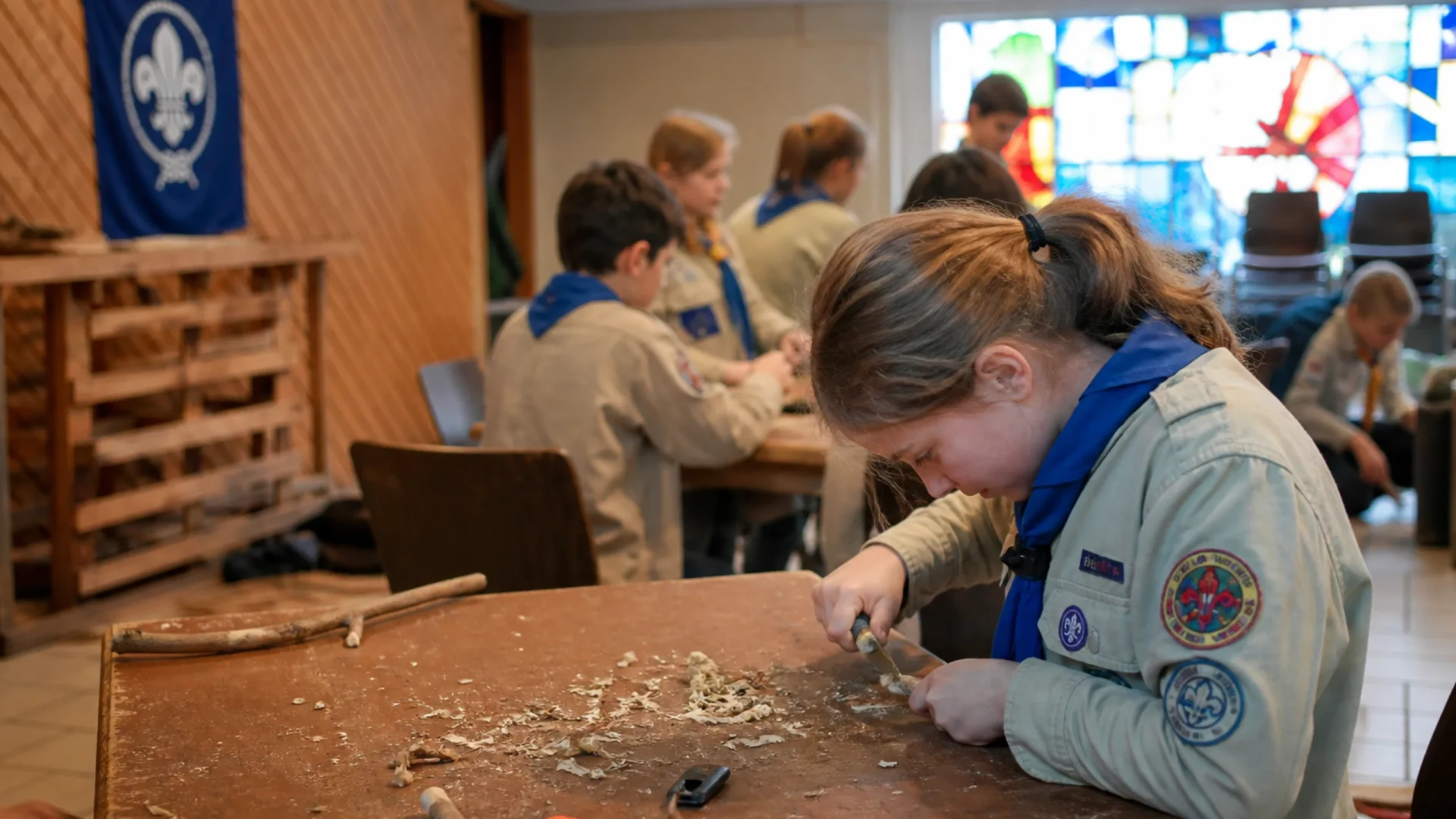Pfadfindergruppe mit Natur und Sport in Karlsruhe