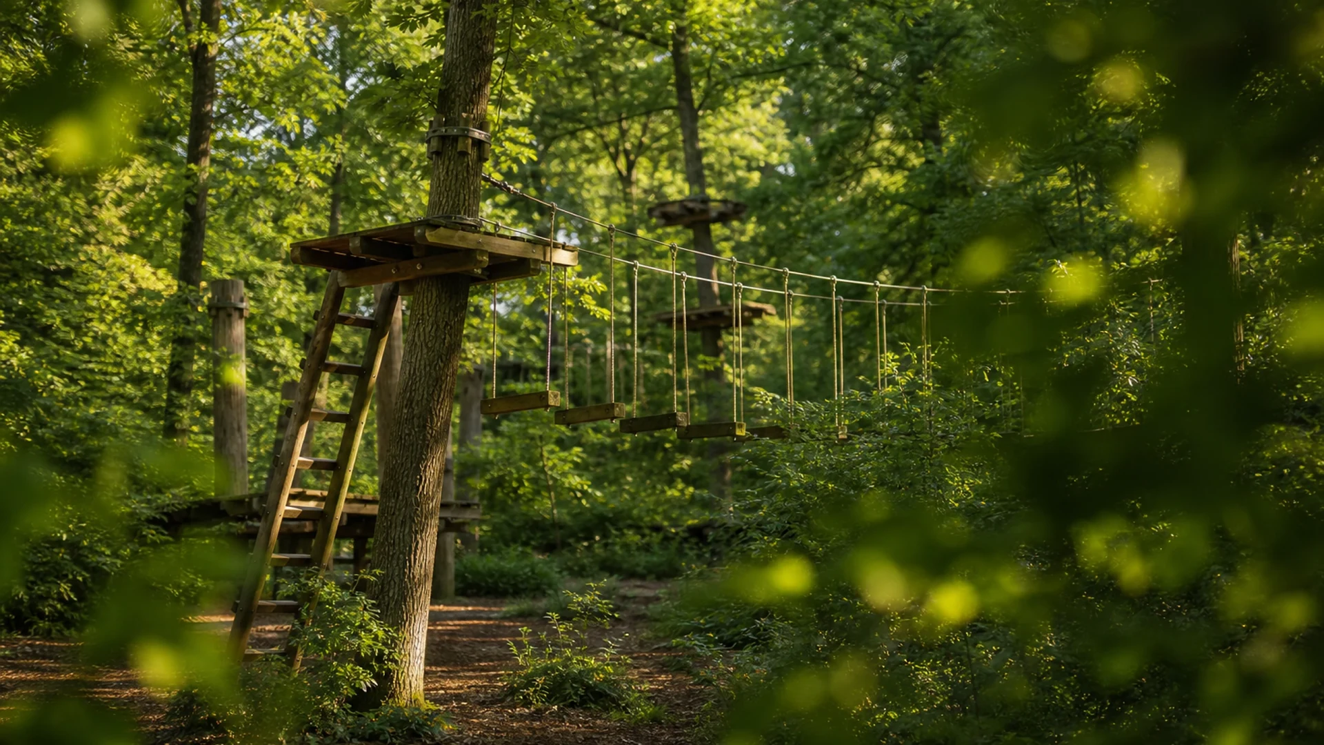 Kletterwald Speyer, Parcours für kleine und große Kletternde