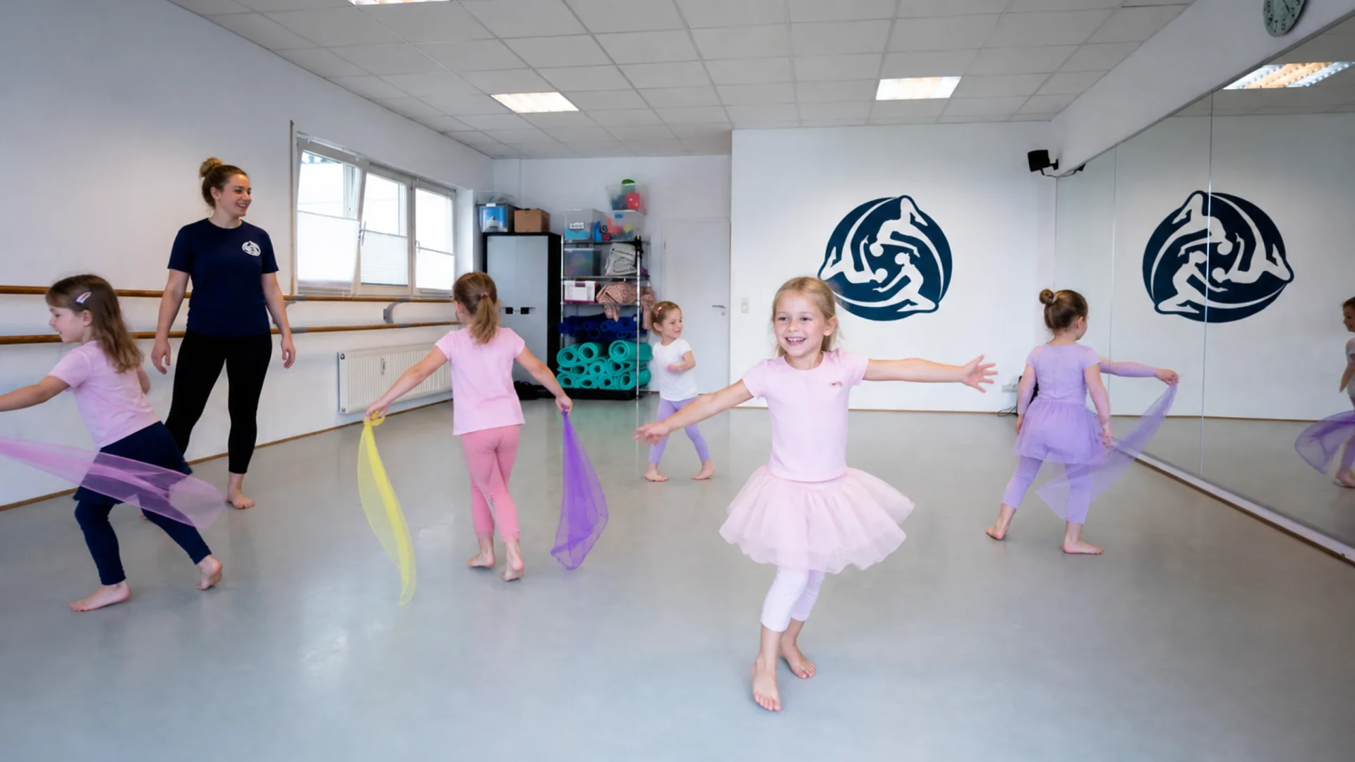 Kreativer Kindertanz im OMNIA Studio für Tanz & Bewegung