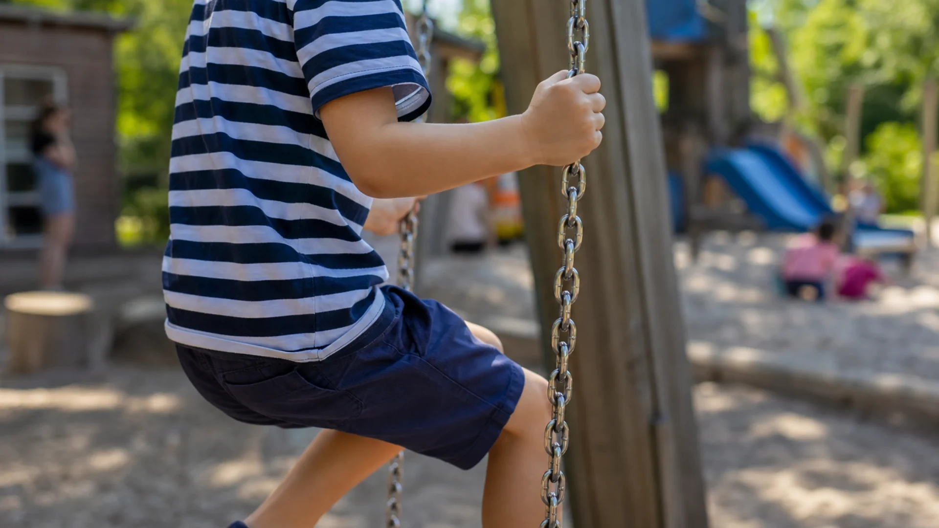Spielplatz Am Blauen Haus, Klettern in Hagsfeld