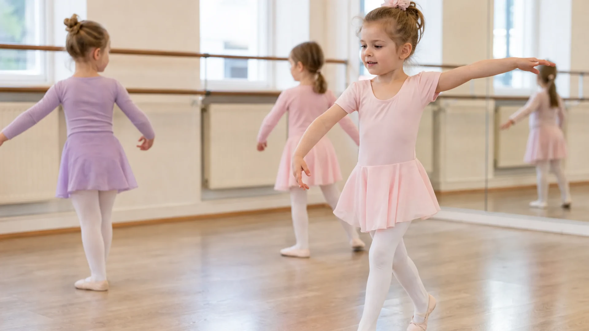 Kindertanz und Ballett-Einstieg in der Ballettschule Raif