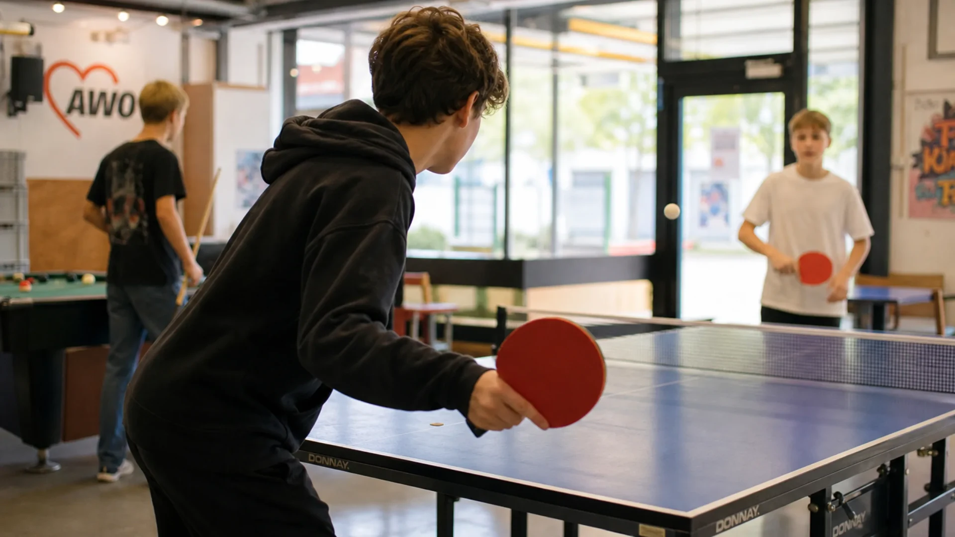 AWO Jugendhaus Eggenstein, offener Treff mit Sport und Projekten