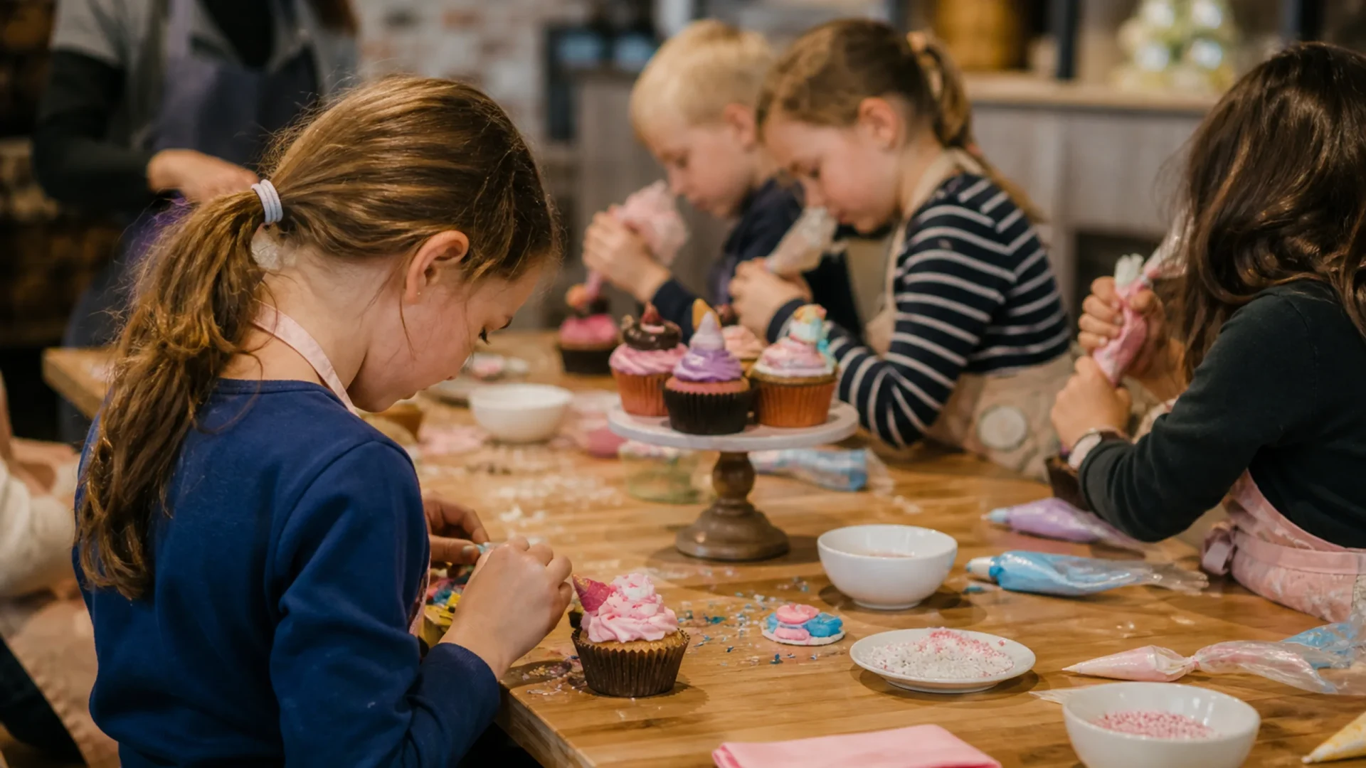 Kinder-Backkurs Cupcake Fantasie in Bakery of Vintage Sweets