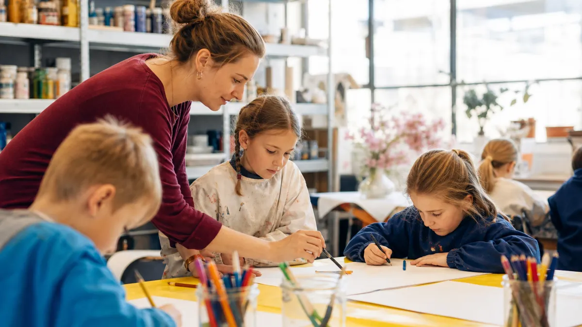 Experimentelle Druckwerkstatt für Kinder im Kunstmuseum Karlsruhe
