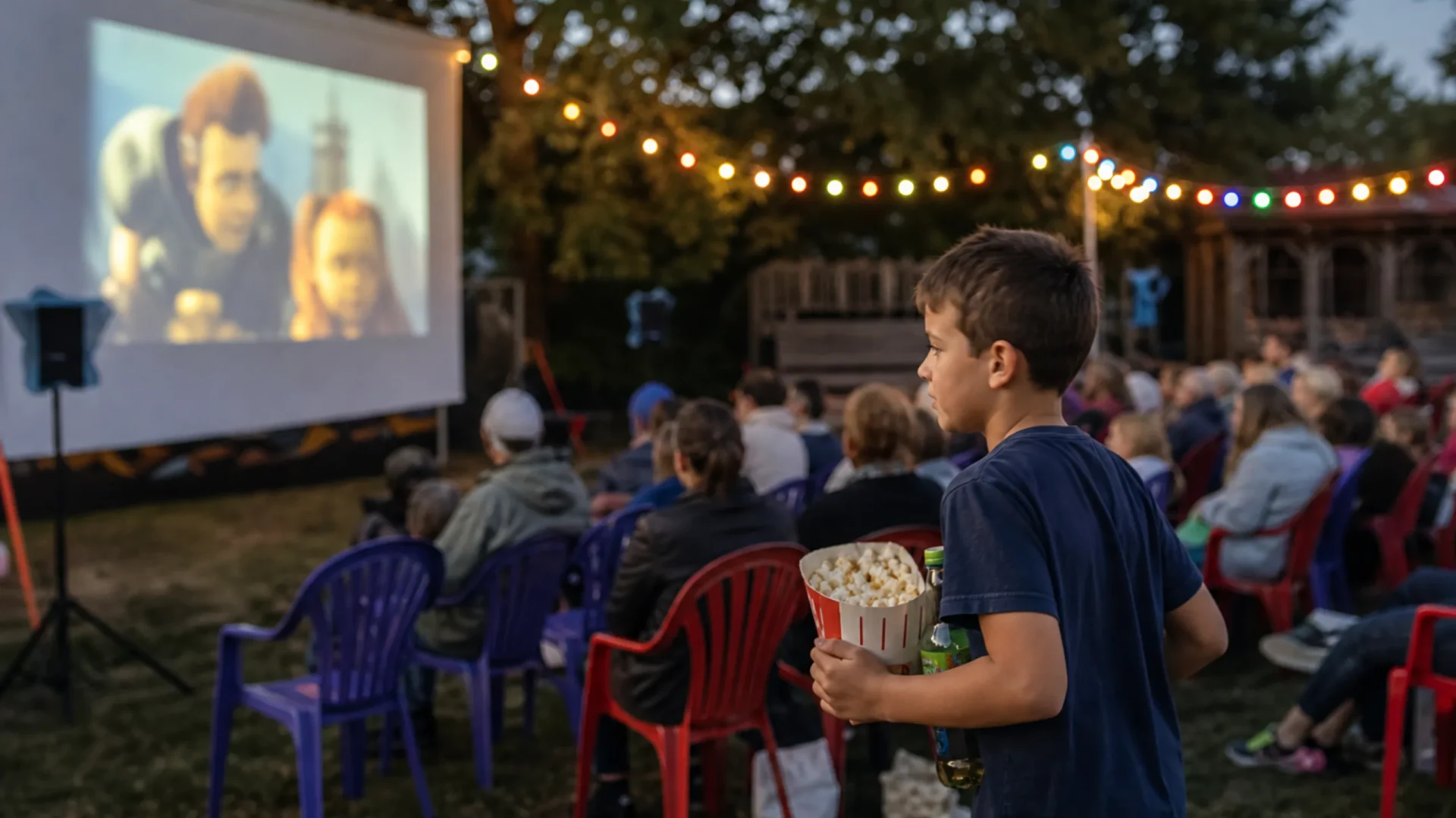 Open-Air-Kino am GrauBau in Stutensee