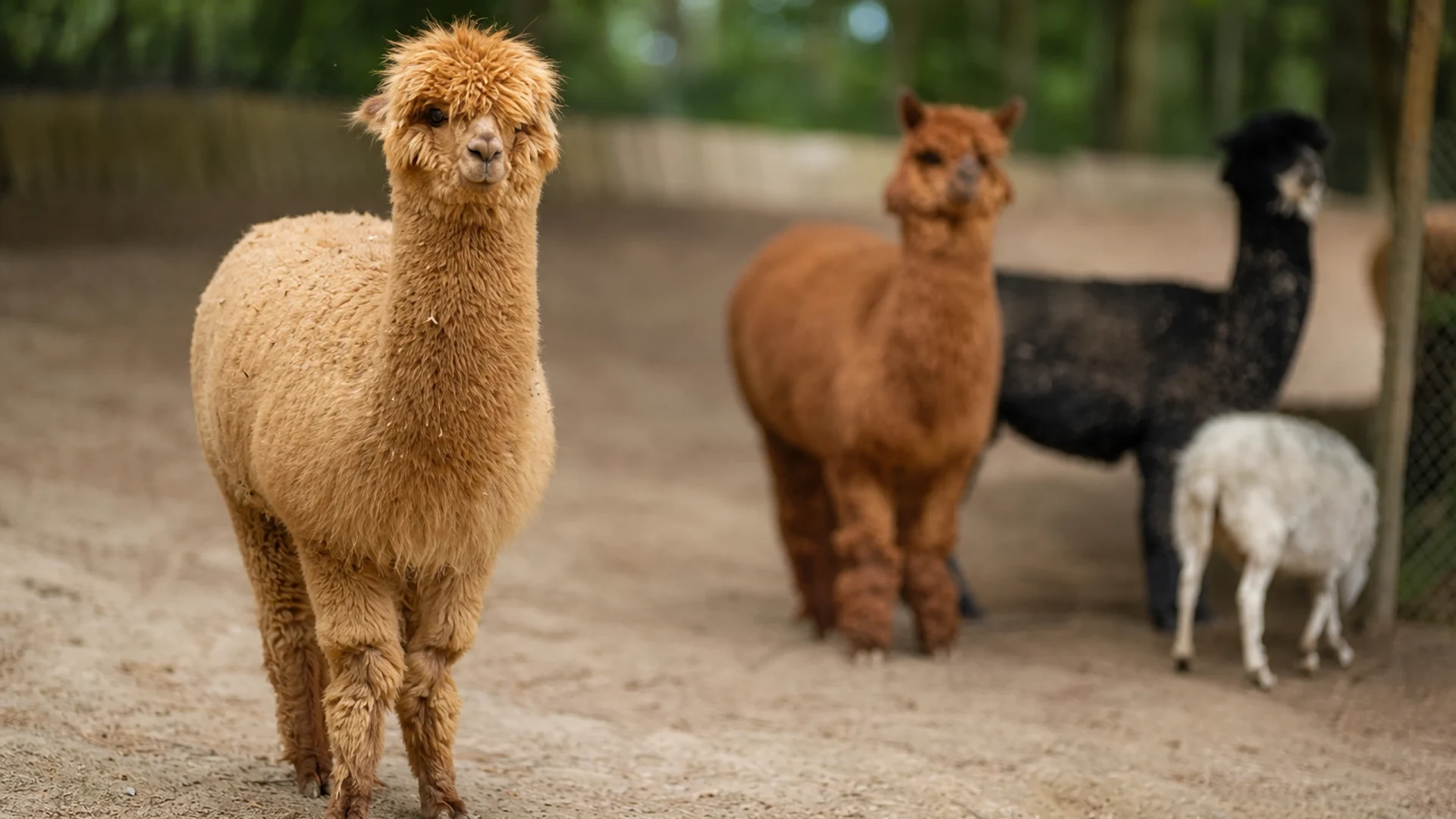 Tierpark Bretten, Streichelzoo und freilaufende Tiere