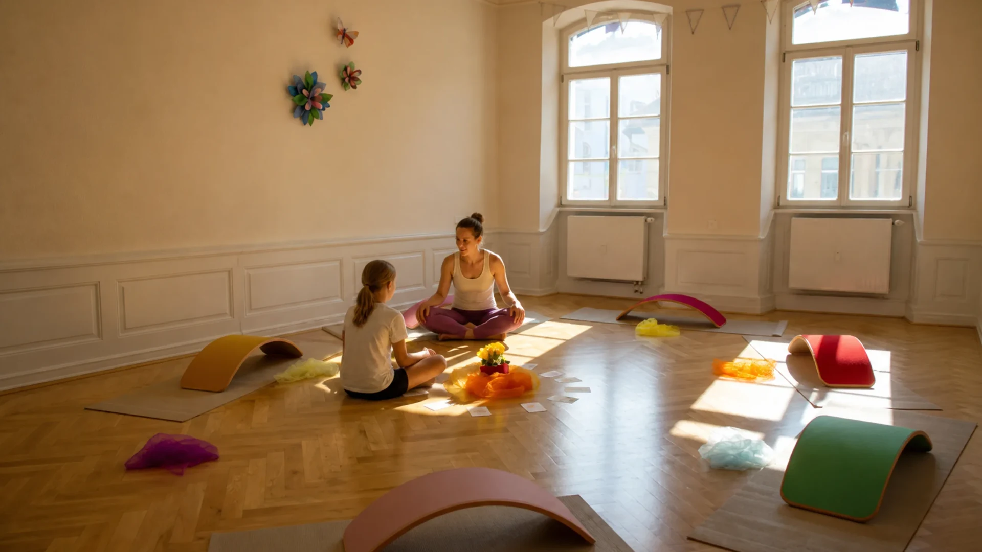 T(w)eenyoga Einzelstunde bei Kinderyoga mit Fee