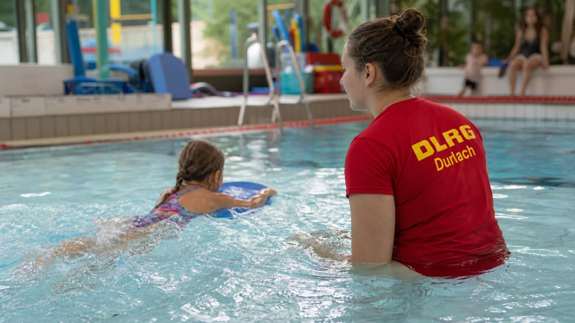 DLRG Wasserfloh Schwimmkurs in Durlach