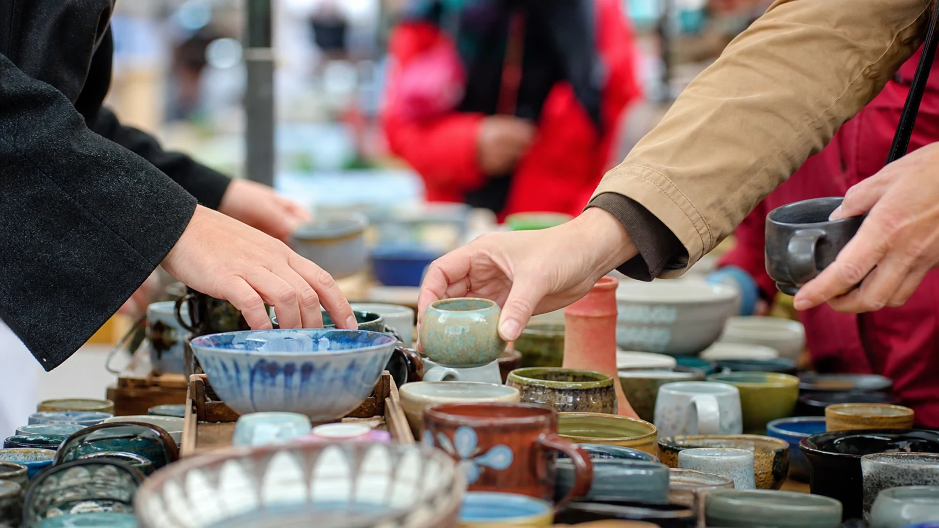 Wochenmarkt am Gutenbergplatz in Karlsruhe