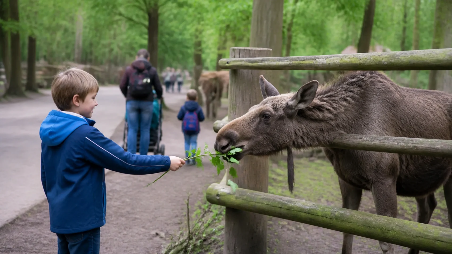 Wildpark-Ausflug im Tierpark Oberwald