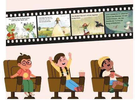 Bilderbuchkino für Kindergartenkinder in der Kinemathek Karlsruhe