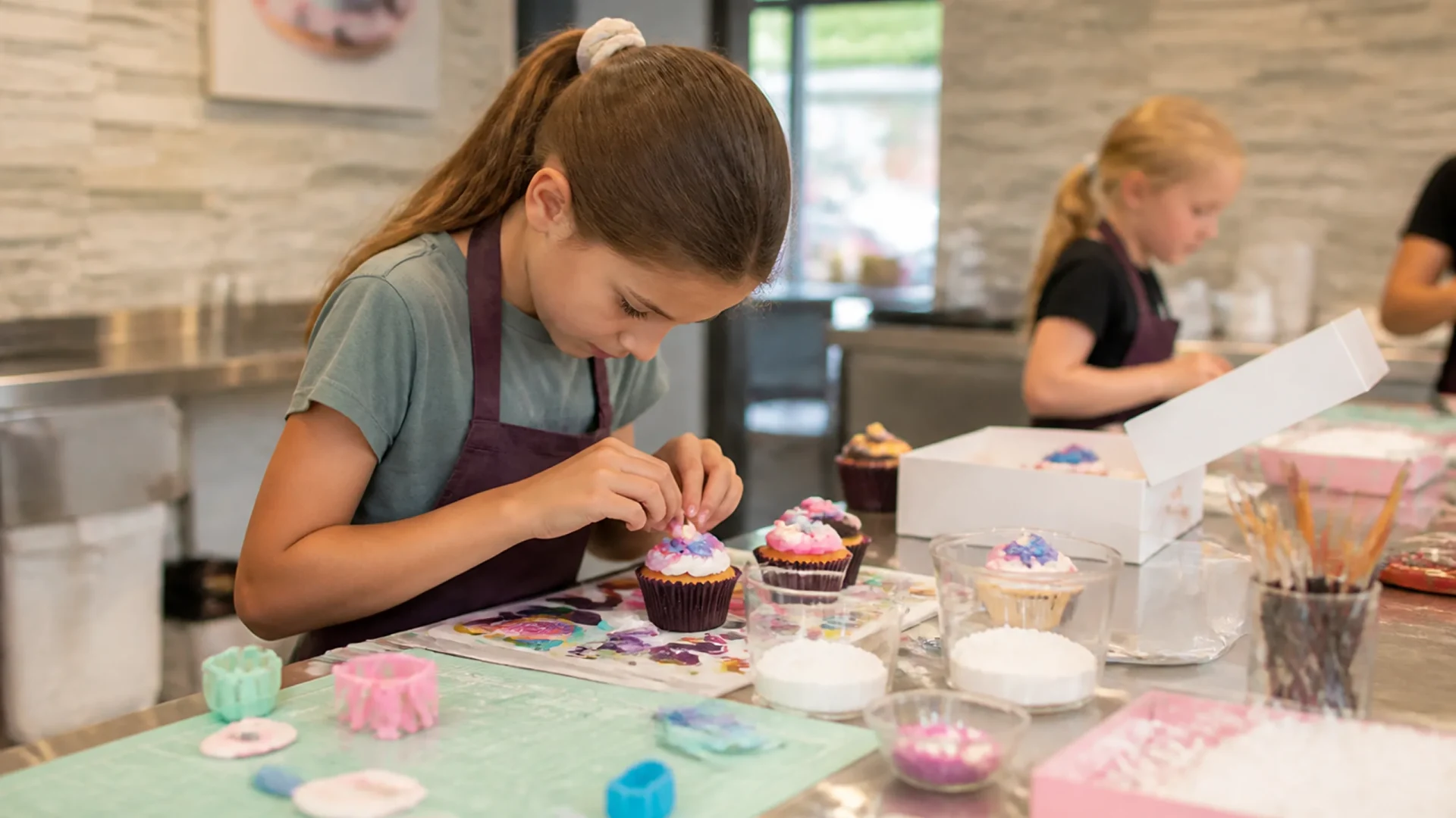 Cupcake-Kindergeburtstag in der Zuckerei Karlsruhe